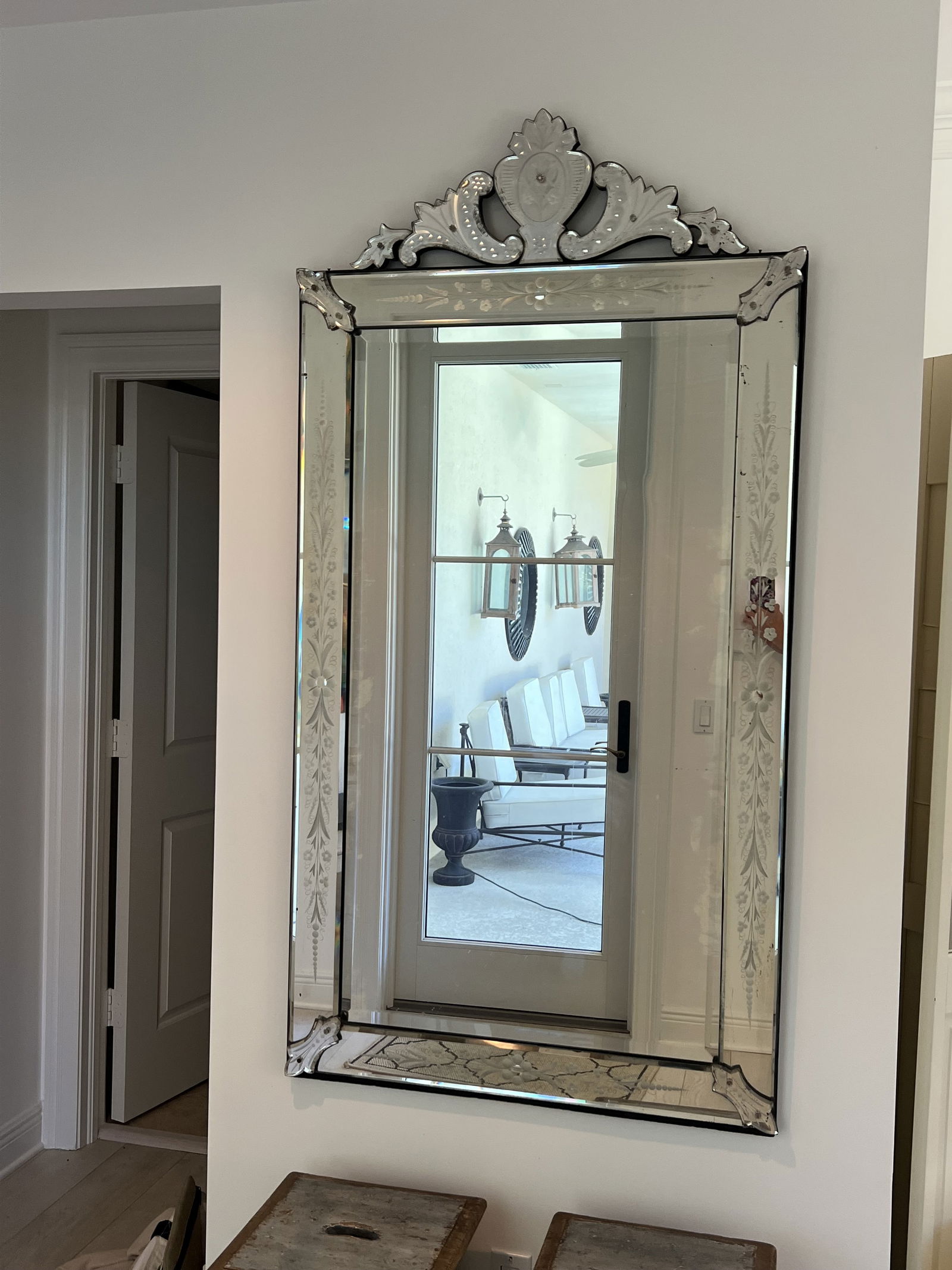 Antique Venetian Mirror - 3