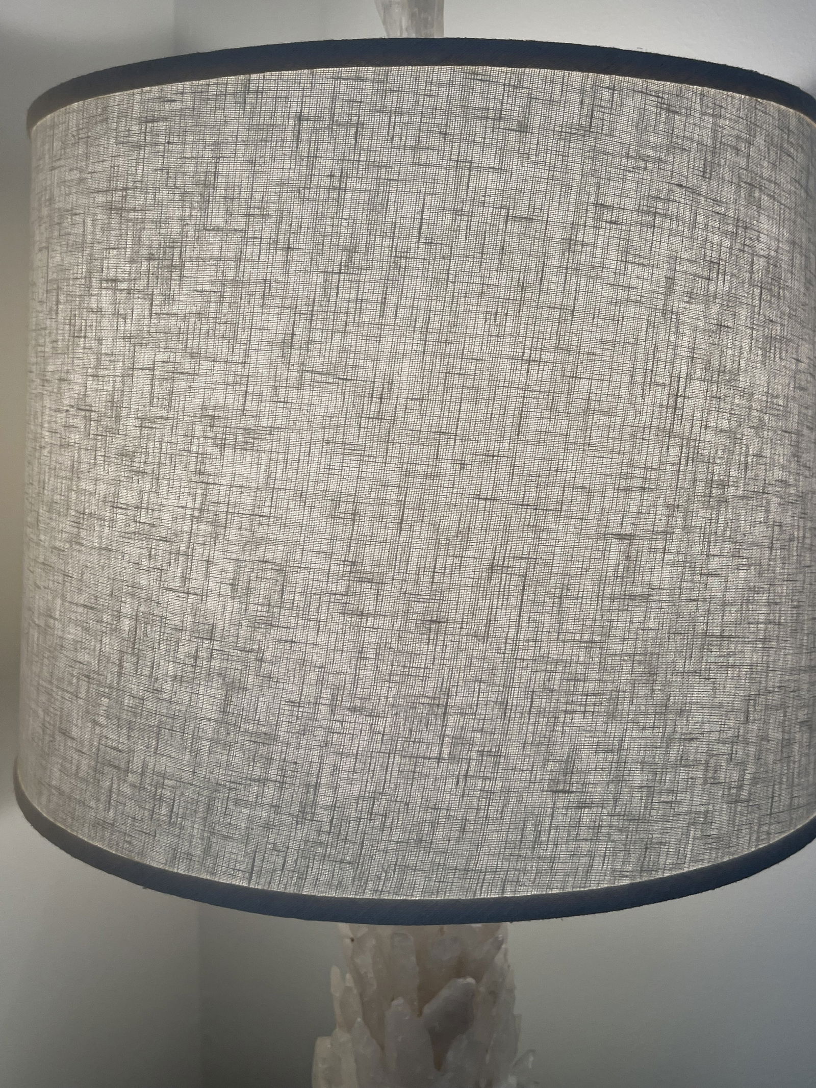 Pair of Rock Quartz Crystal Lamps - 6