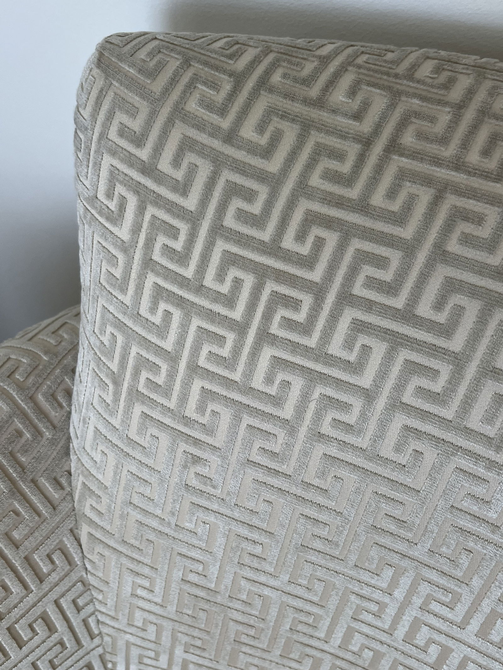 A. Rudin Greek Key Swivel Chairs - 3