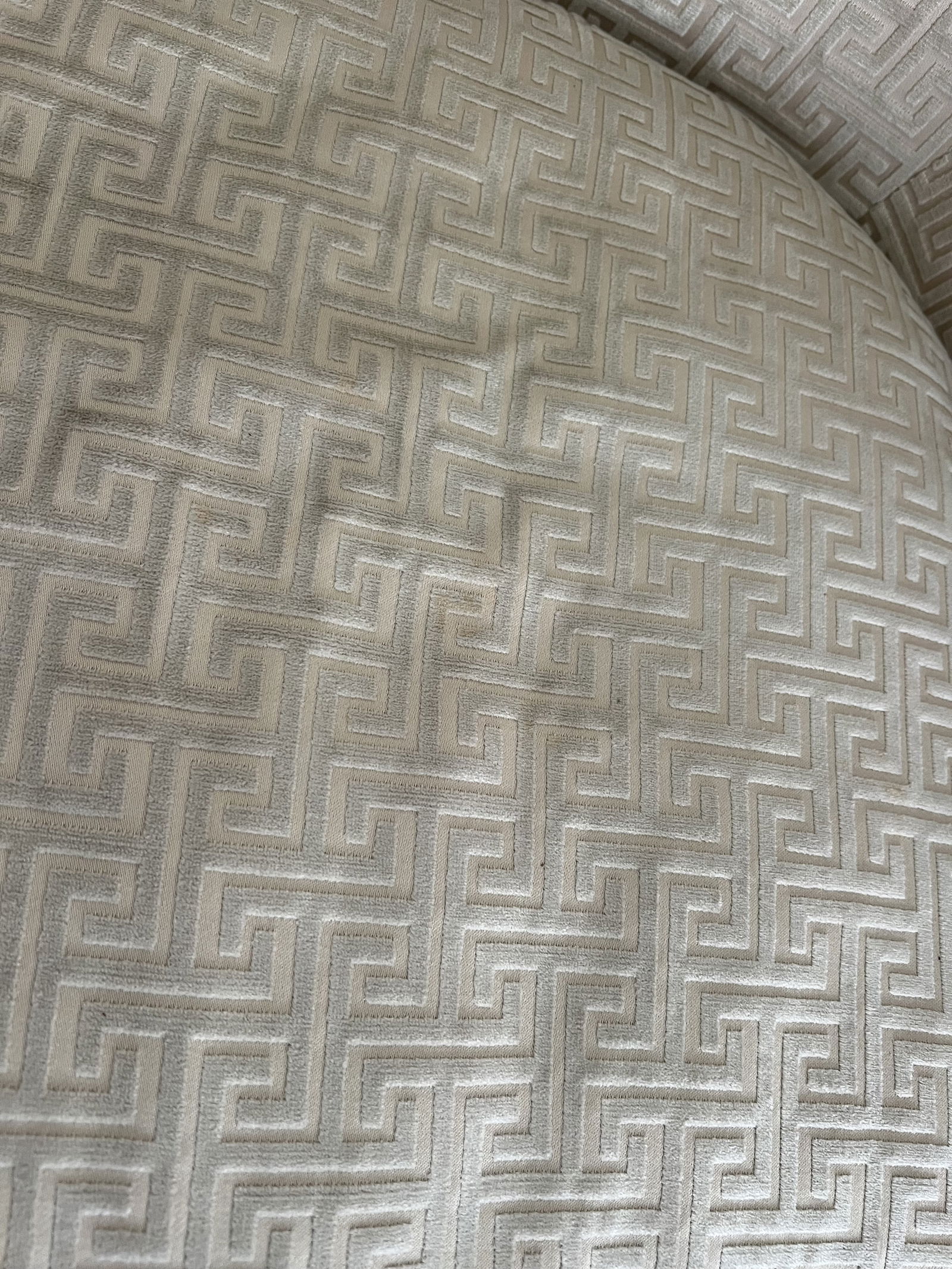 A. Rudin Greek Key Swivel Chairs - 7