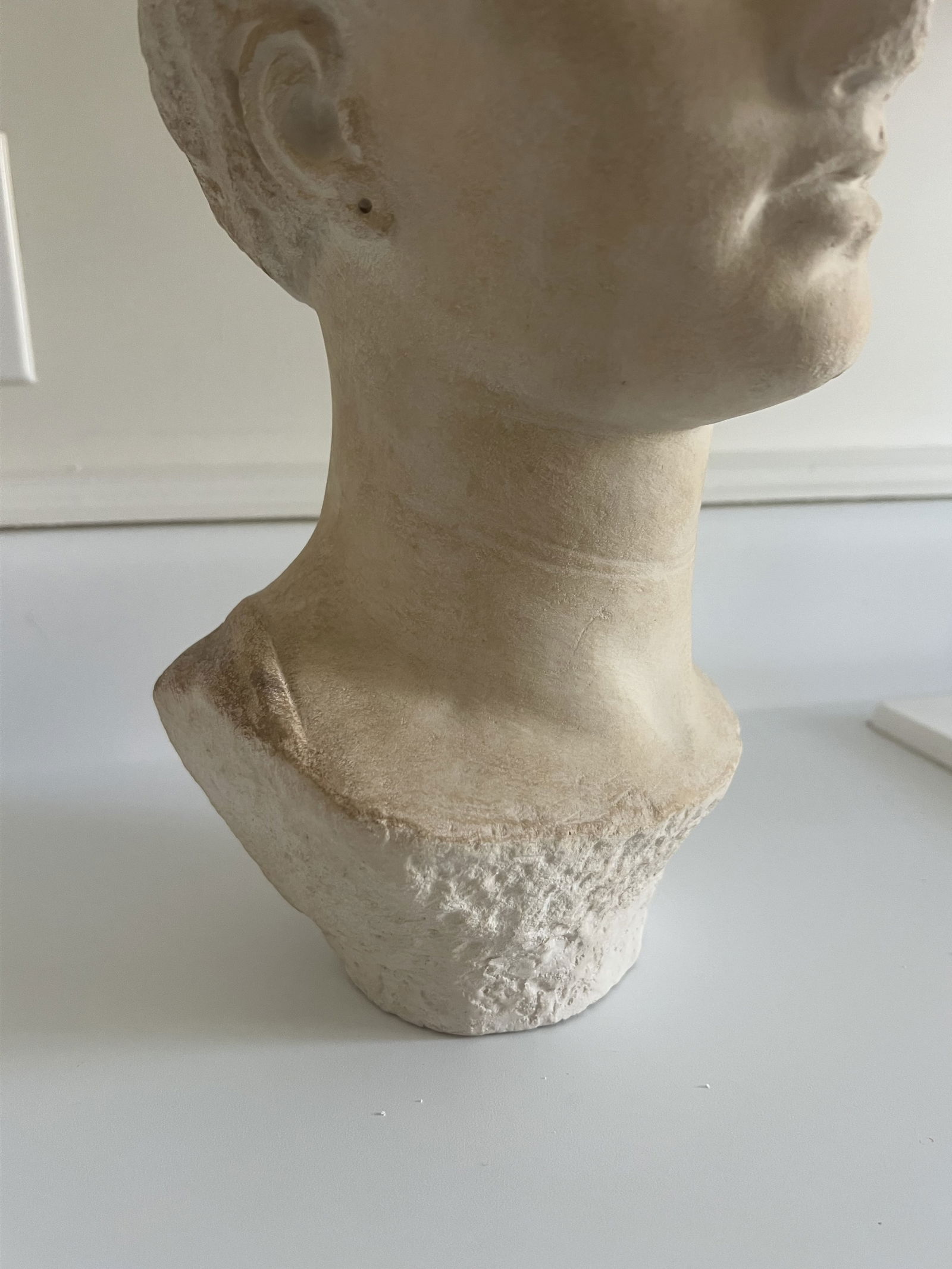 MMA Greek Marble Head Funerary Statue - 2