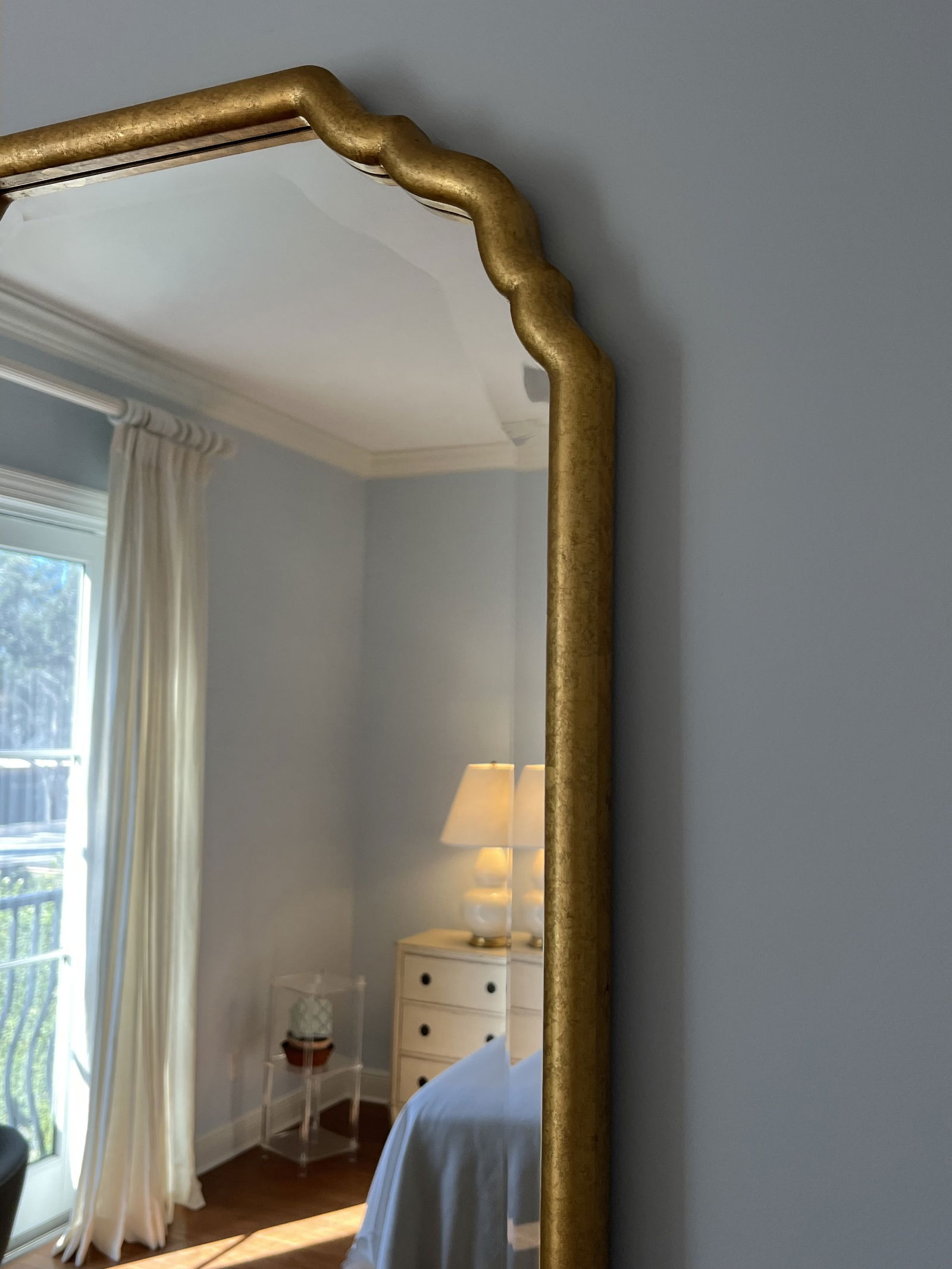 Contemporary Gold Leafed Mirror - 2