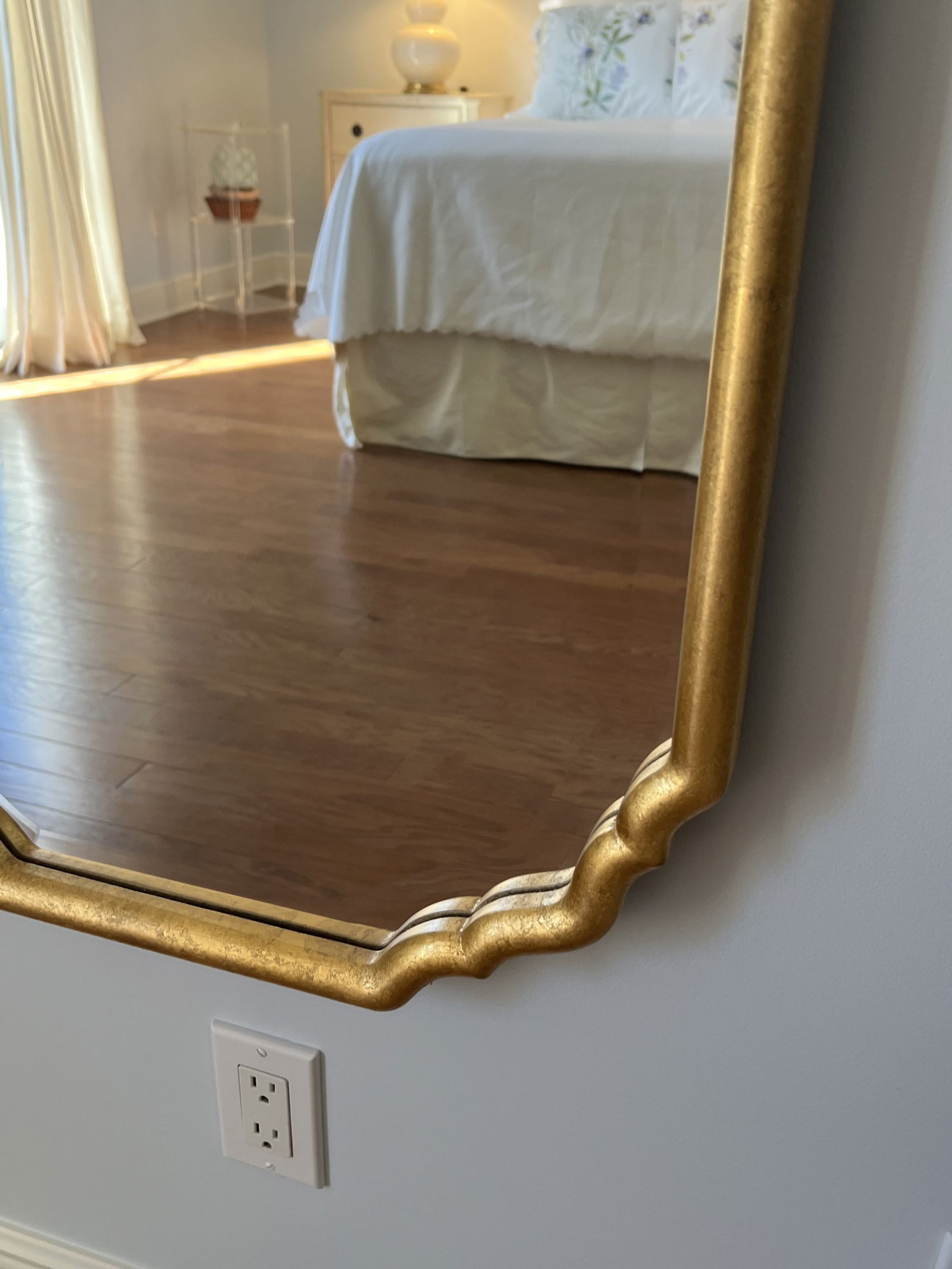 Contemporary Gold Leafed Mirror - 3