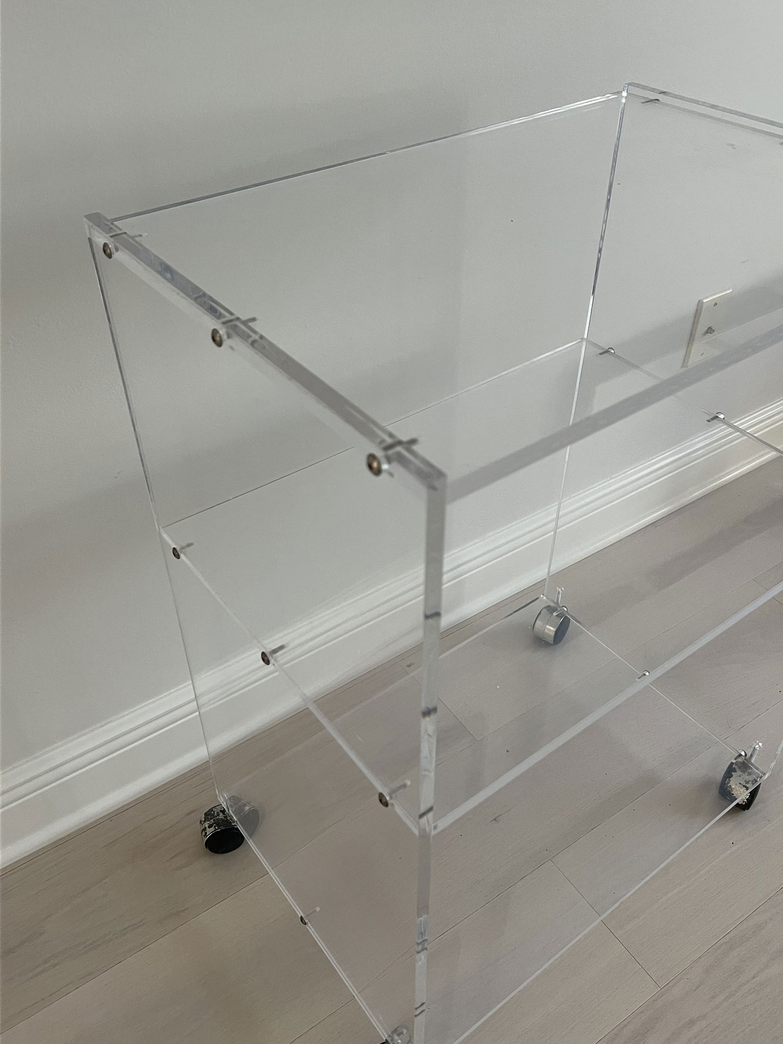 Mid-Century Lucite Bar Cart - 3
