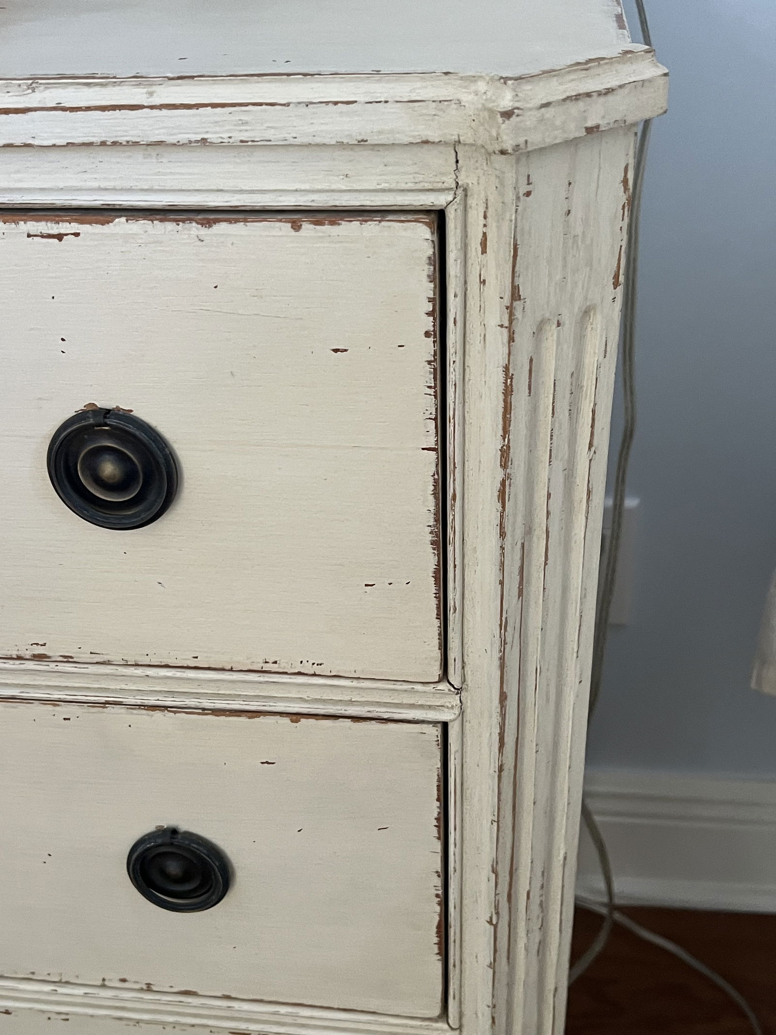 Pair of Swedish Style Three Drawer Nightstands - 3