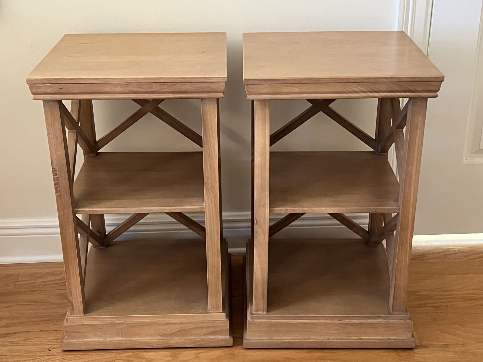 Pair of Decorator X Side Accent Tables (1 of 9)