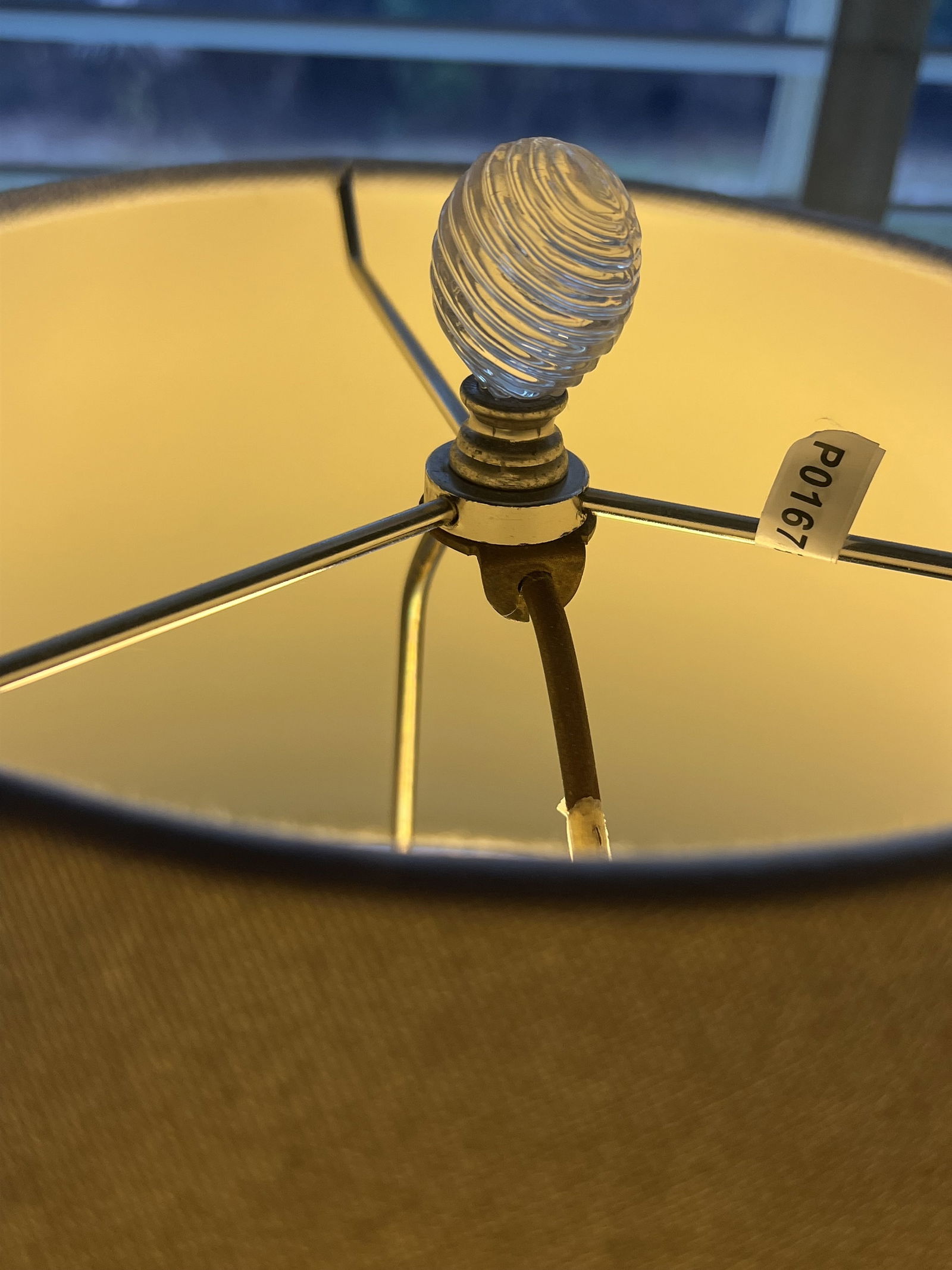 Pair of Green Ceramic Table Lamps - 8