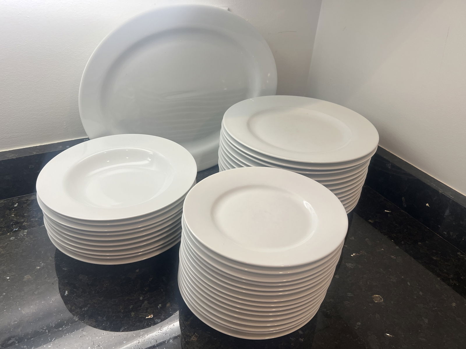 Everday White Plates - 2