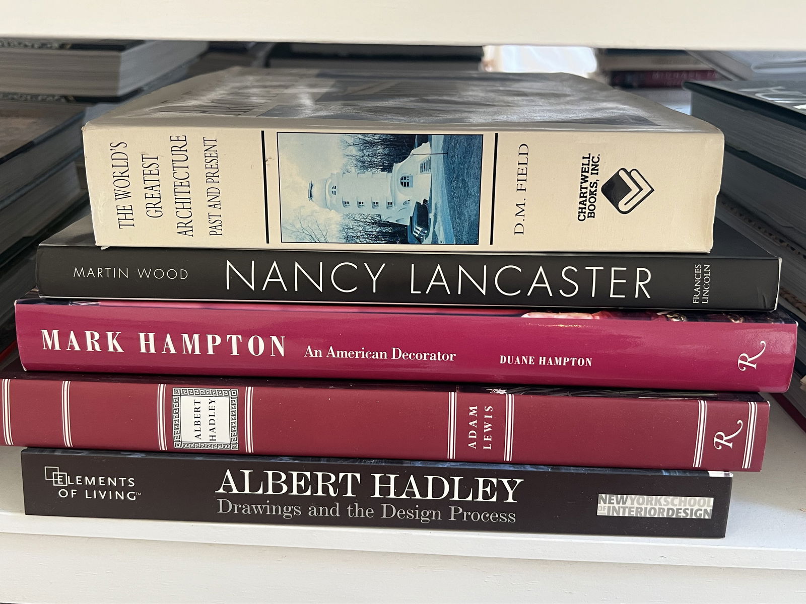 Lot of 5 Interior Design Books (1 of 2)