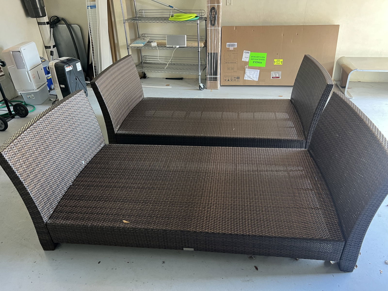 Pair of Restoration Harware Outdoor Sofas (1 of 8)