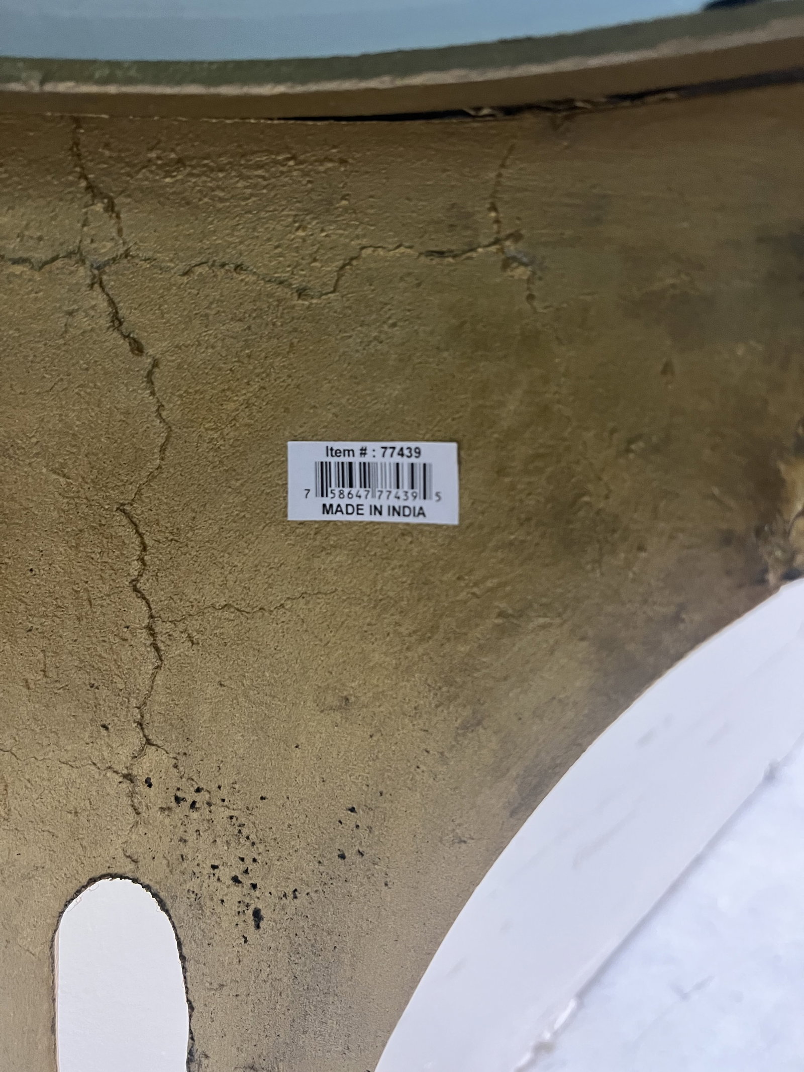 Deco Style Aluminum Brass Drip Table - 5