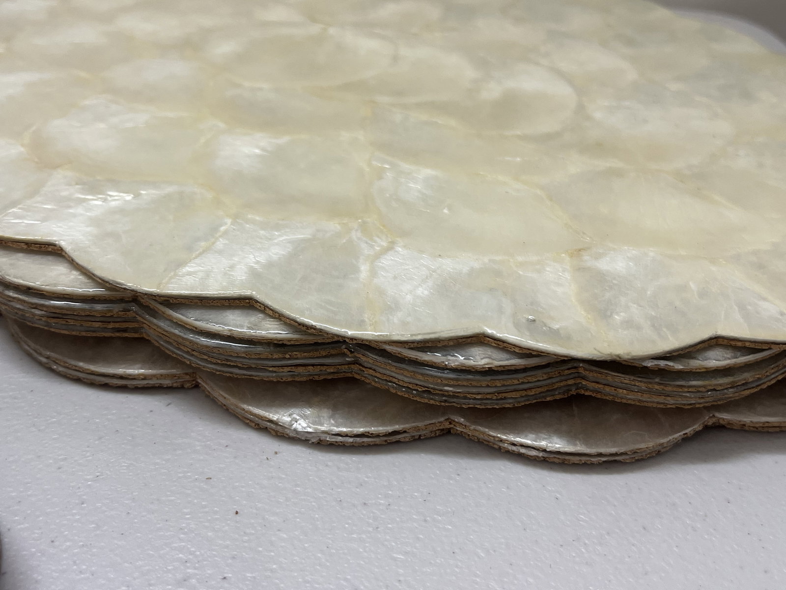Capiz Shell Placemat Grouping - 3
