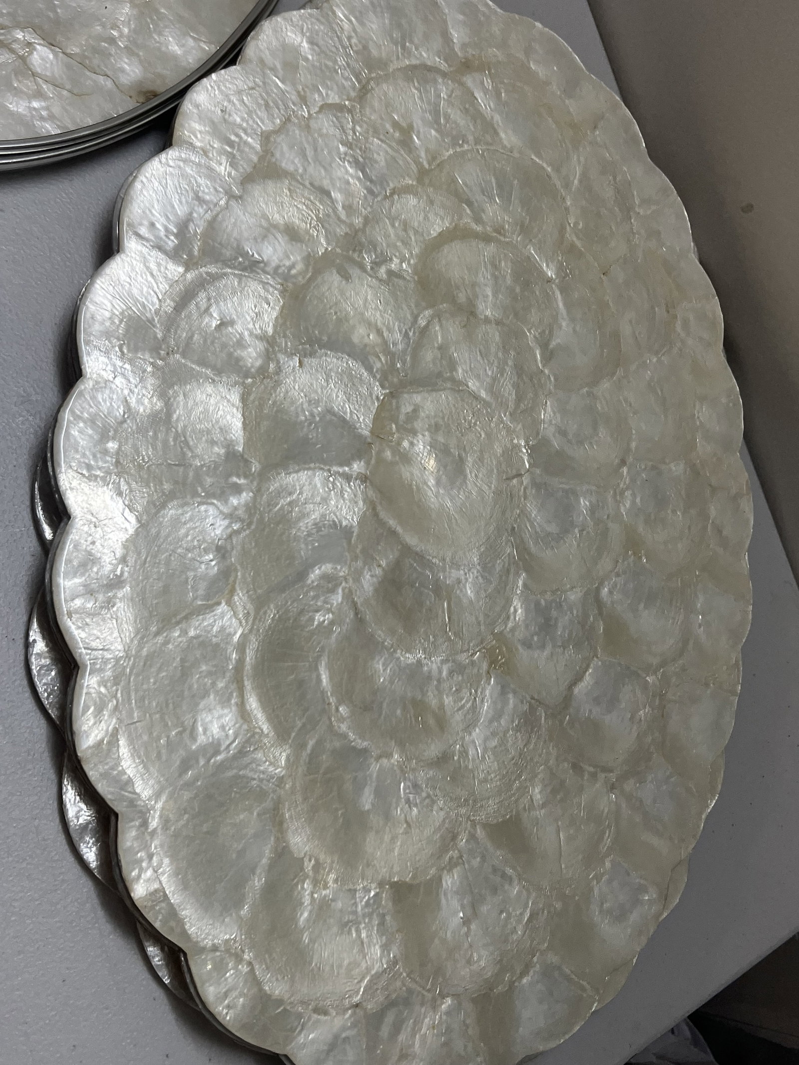 Capiz Shell Placemat Grouping - 5