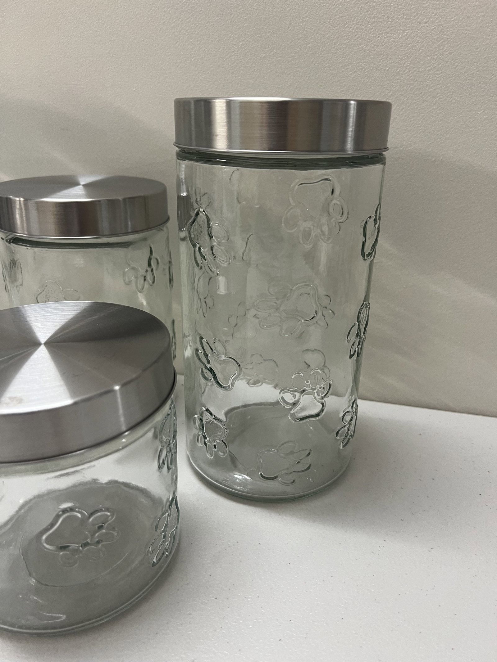(4) Glass Jars Incl Dog Treats - 2