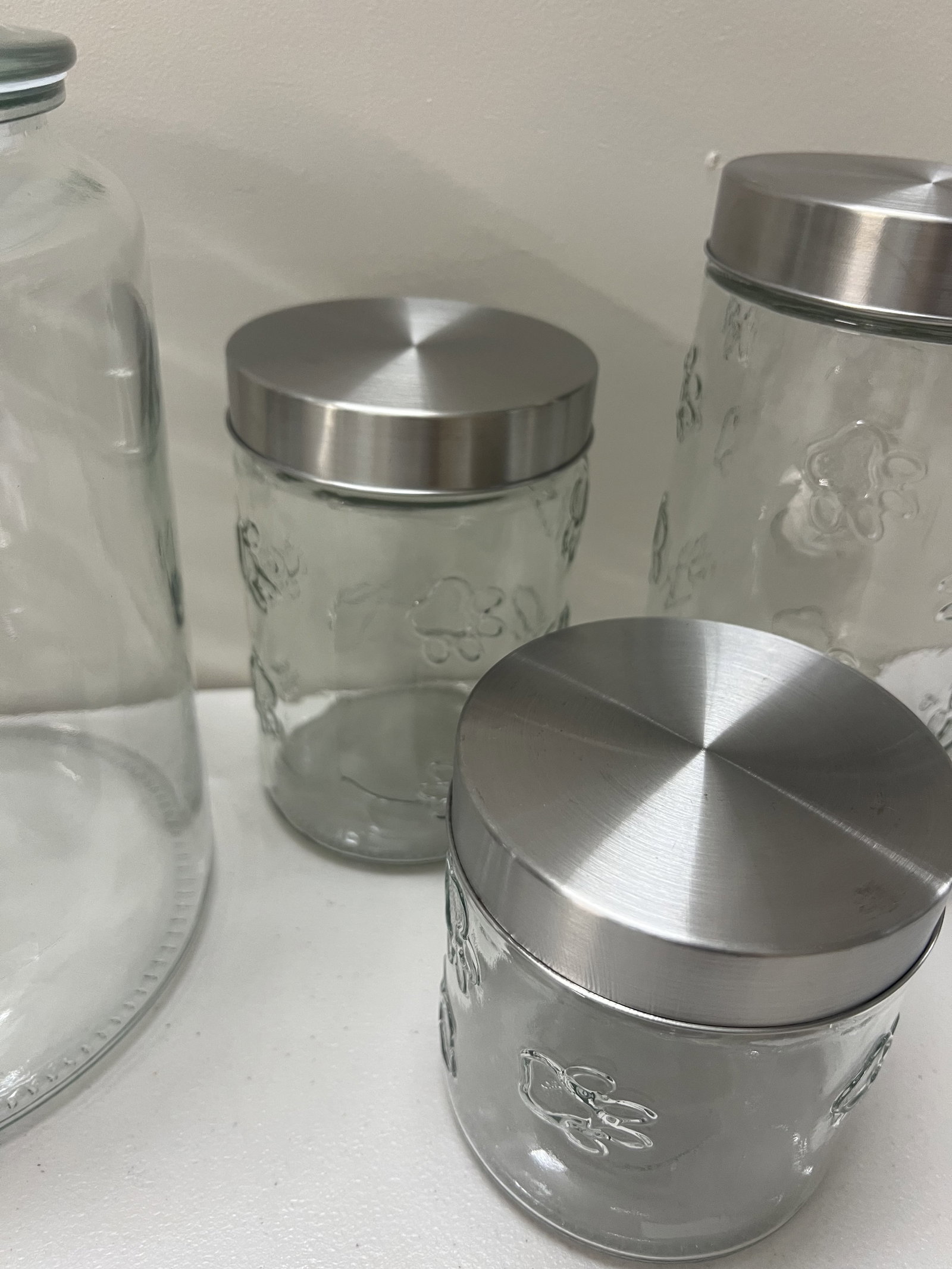 (4) Glass Jars Incl Dog Treats - 5