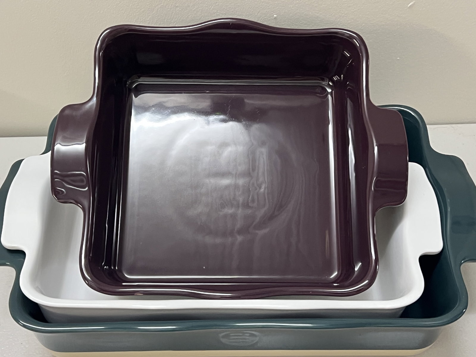 (3) Emile Henry France Baking Dishes - 2