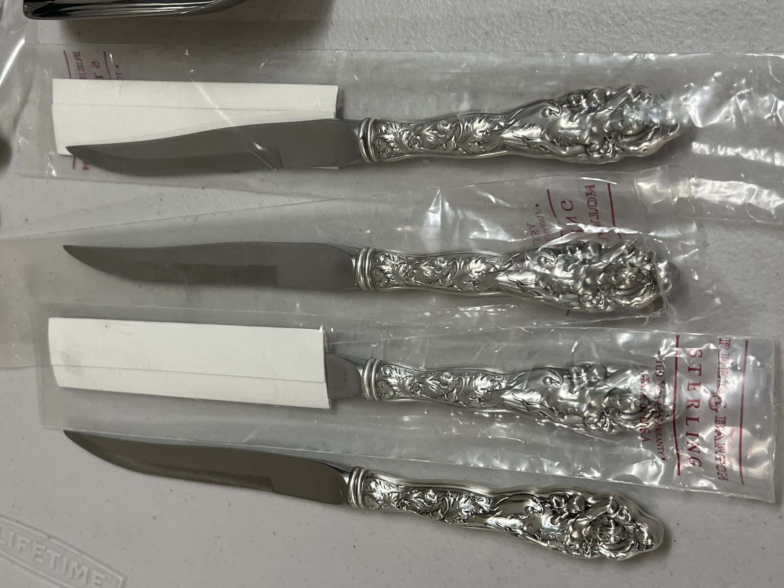 50 Pc Reed and Barton Love Disarmed Sterling Flatware - 9