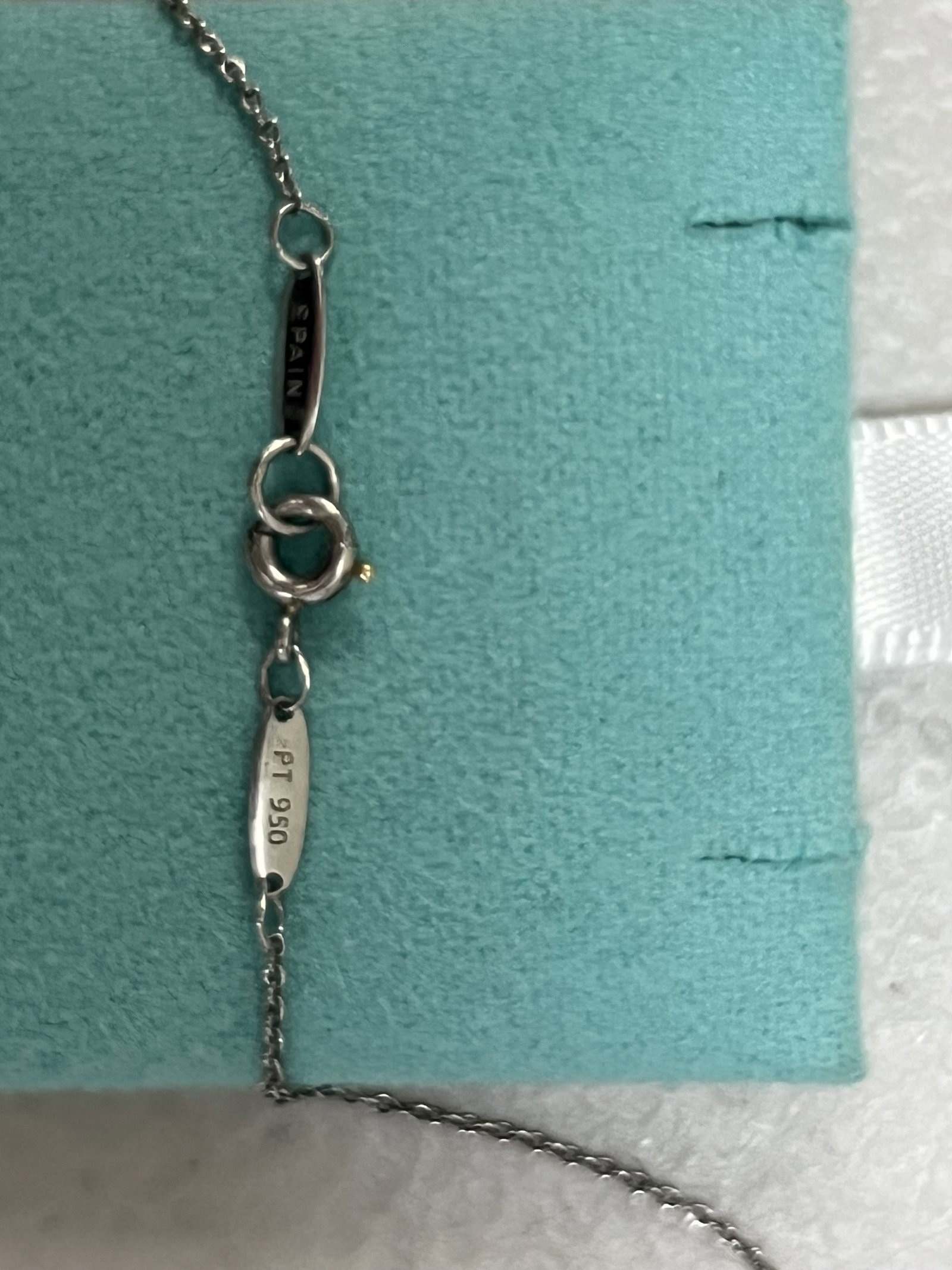 Elsa Peretti Tiffany & Co Platinum and Diamond Open Heart Pendant Necklace - 6