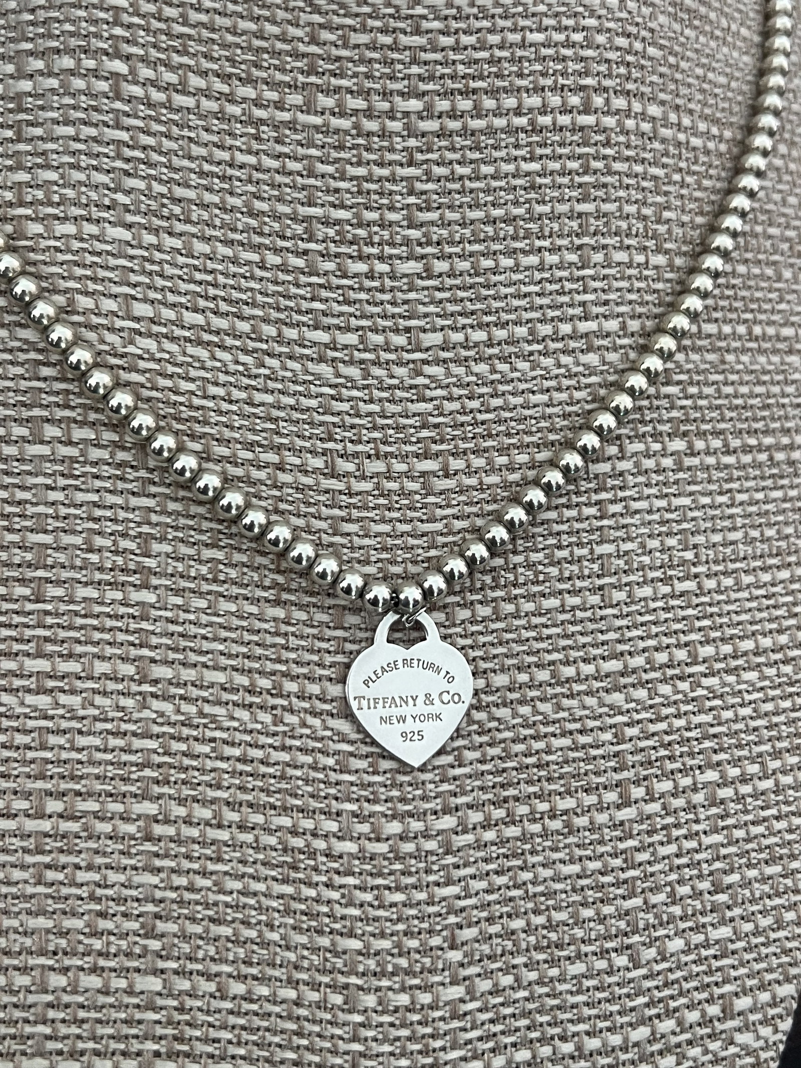Tiffany & Co Sterling Silver Return To Tiffany Heart Necklace - 2