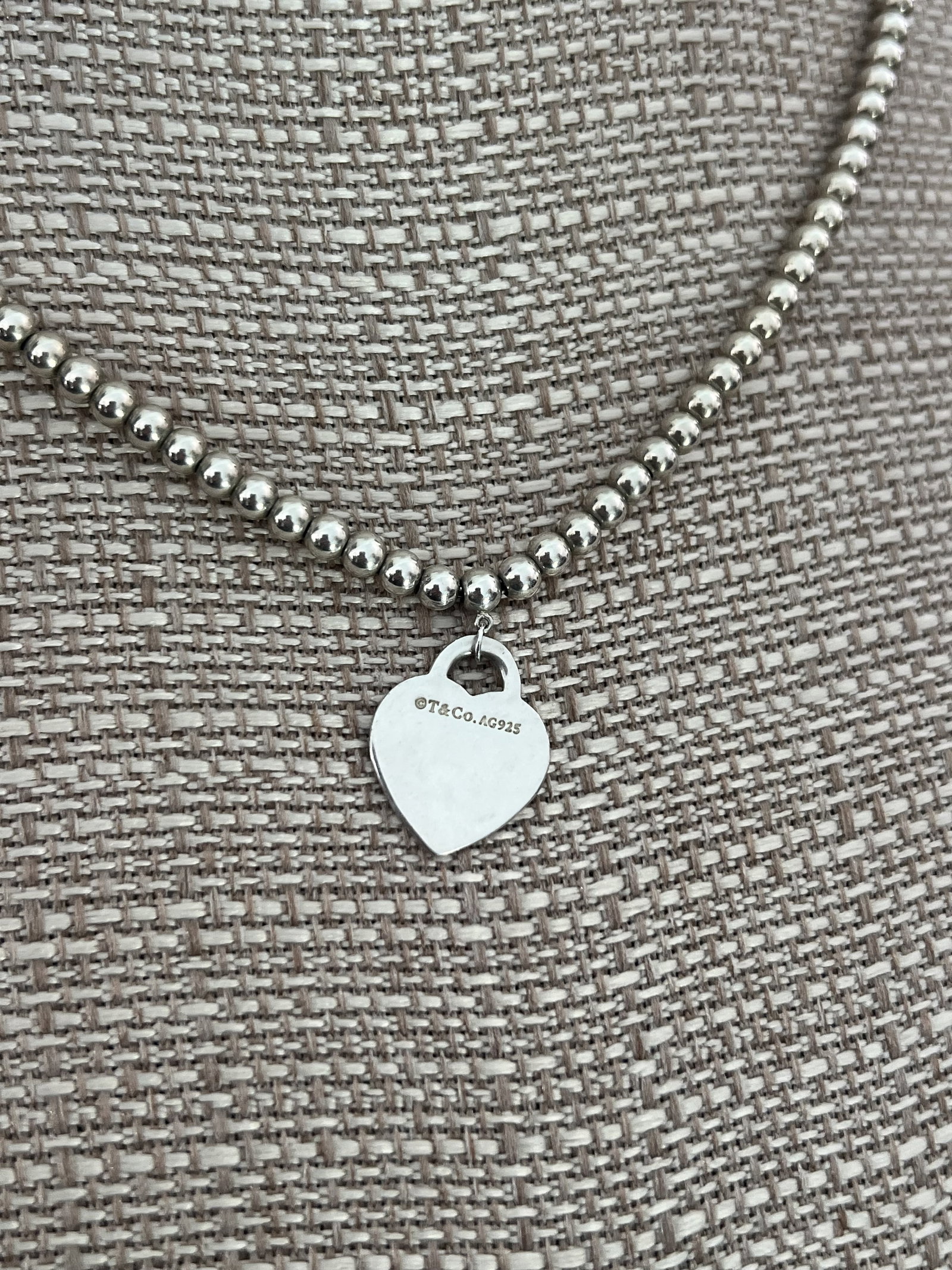 Tiffany & Co Sterling Silver Return To Tiffany Heart Necklace - 3