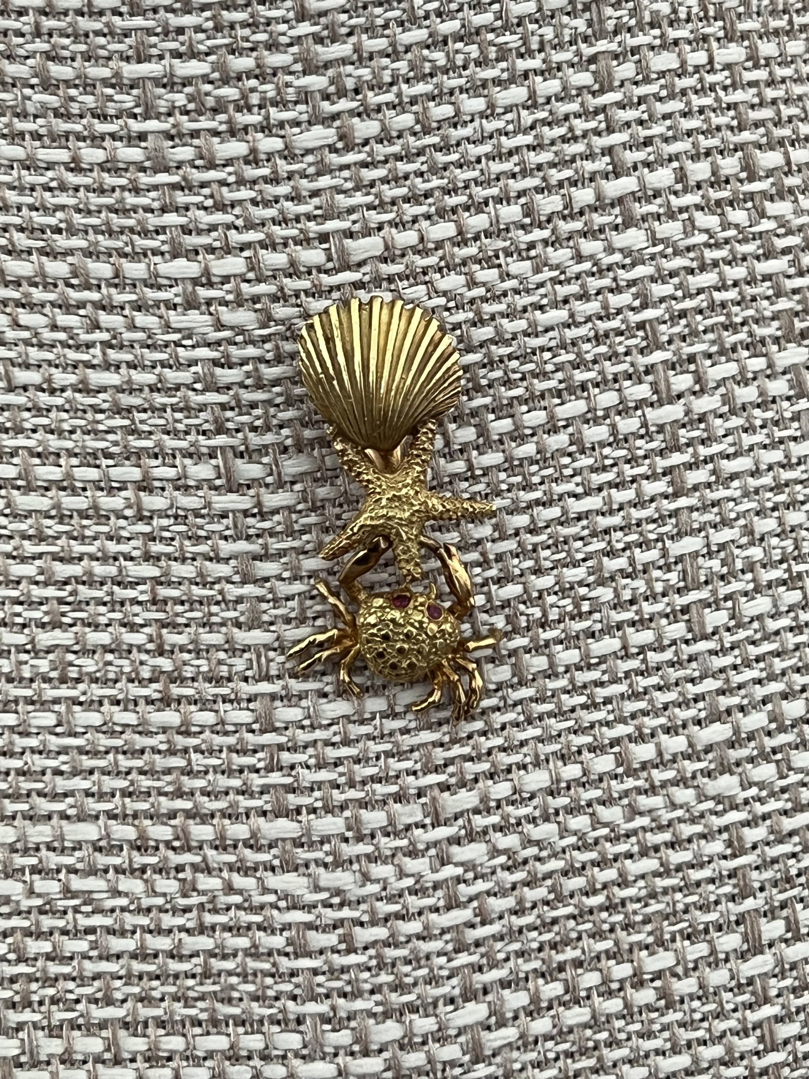 Renato Cipullo 18k Yellow Gold Sea Life Charm - 2
