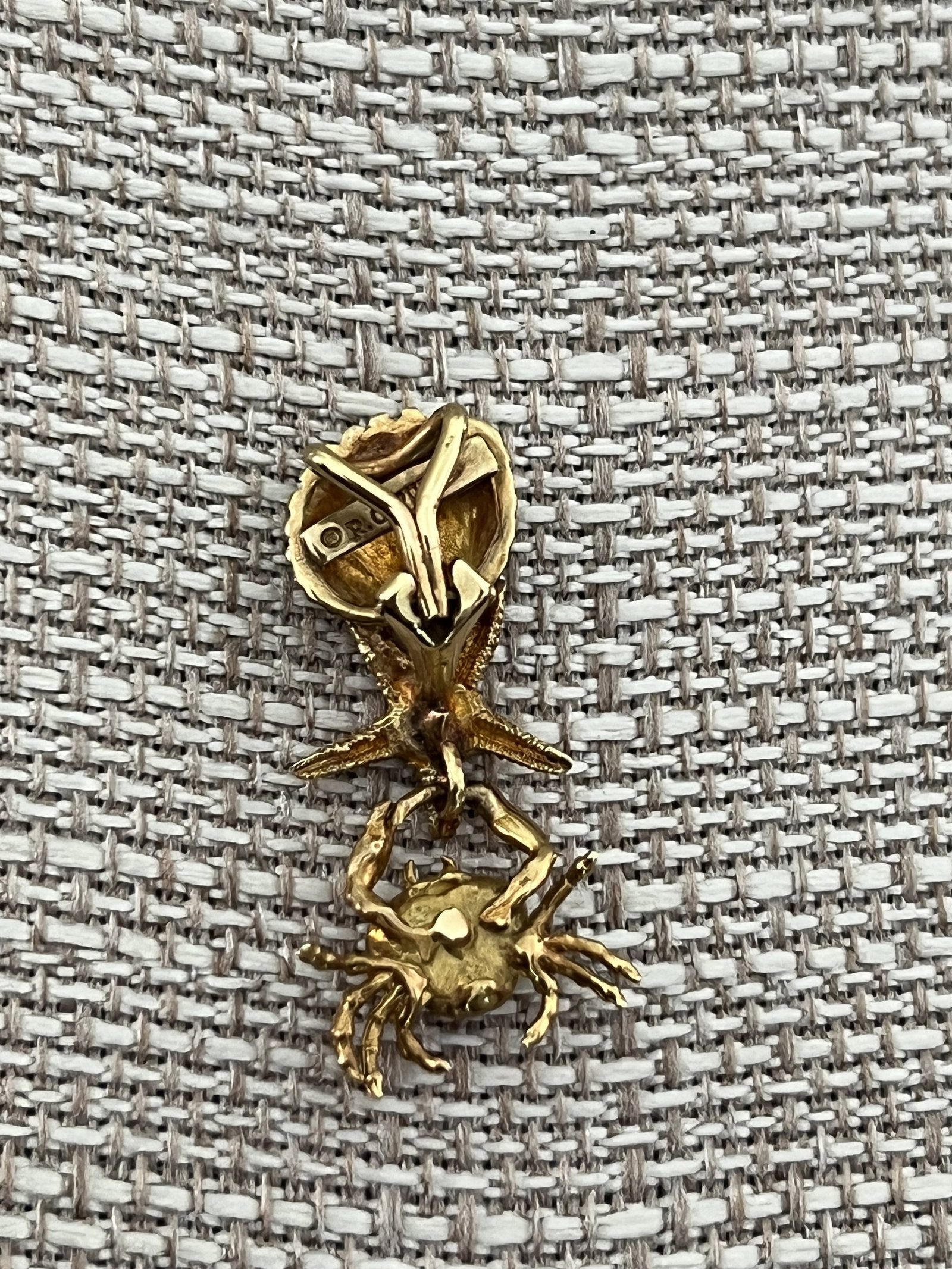 Renato Cipullo 18k Yellow Gold Sea Life Charm - 3