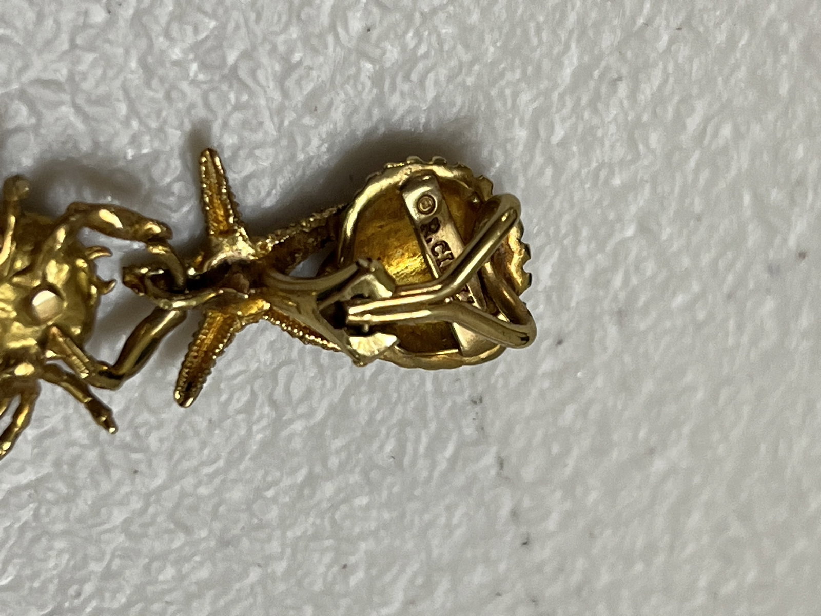 Renato Cipullo 18k Yellow Gold Sea Life Charm - 4