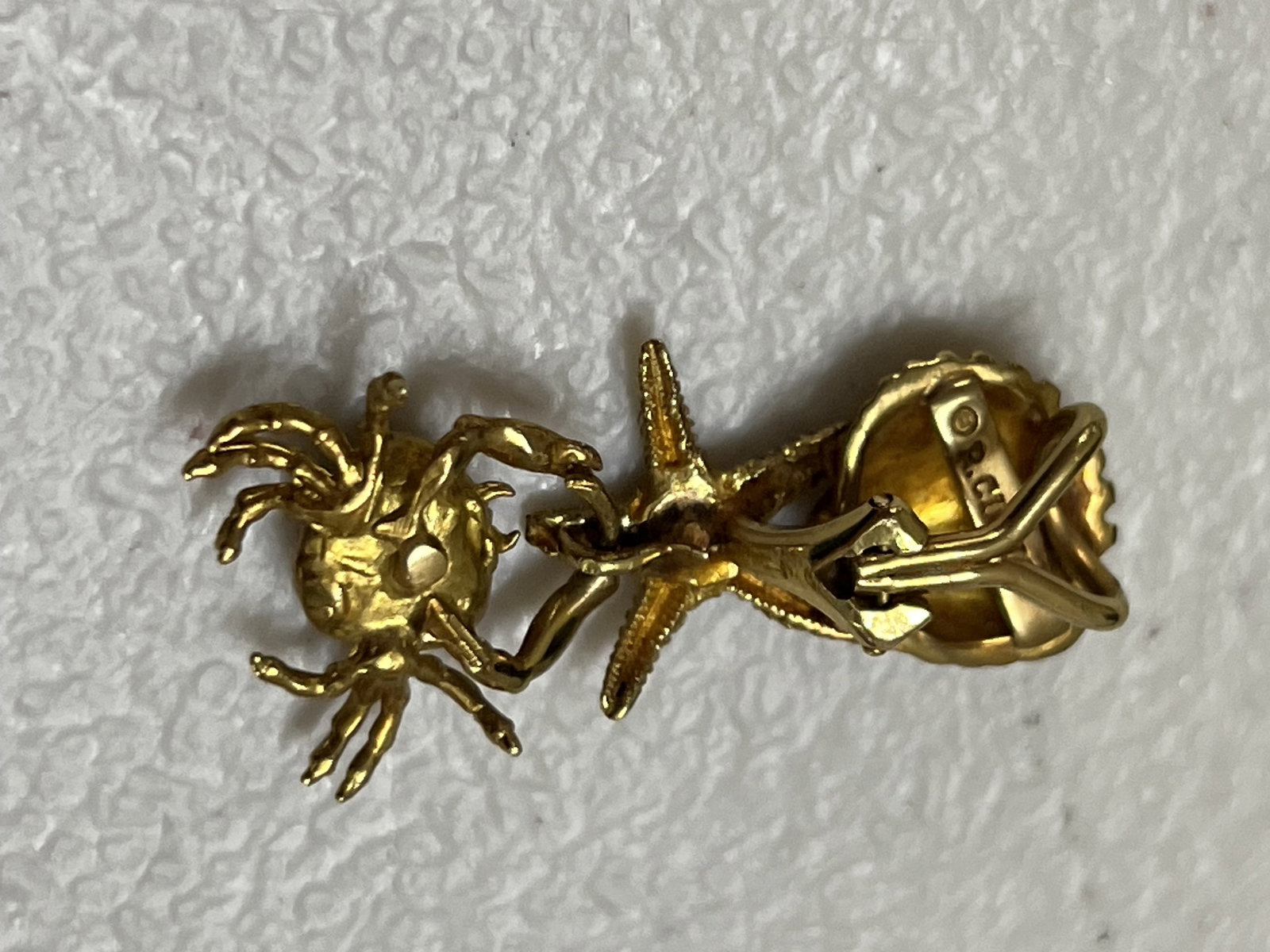 Renato Cipullo 18k Yellow Gold Sea Life Charm - 5