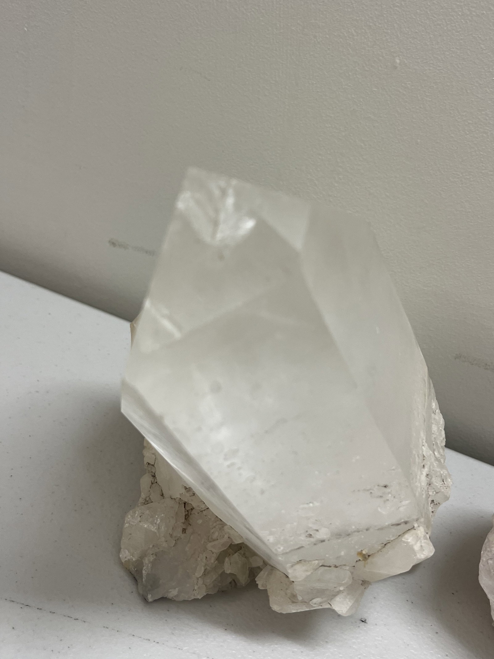 (2) Large Cystals incl 8" Quartz Cluster & Rose Quartz - 4