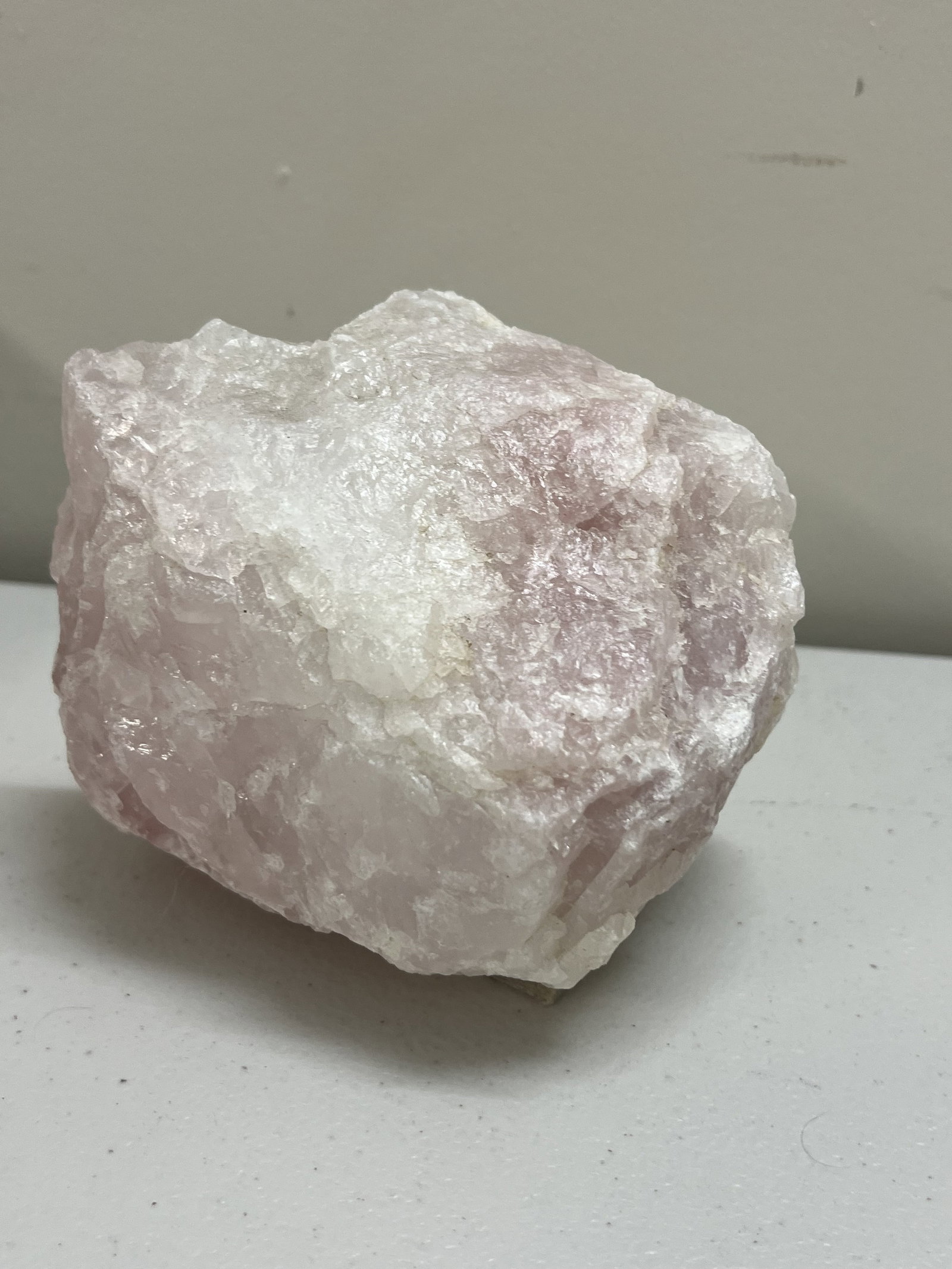 (2) Large Cystals incl 8" Quartz Cluster & Rose Quartz - 7