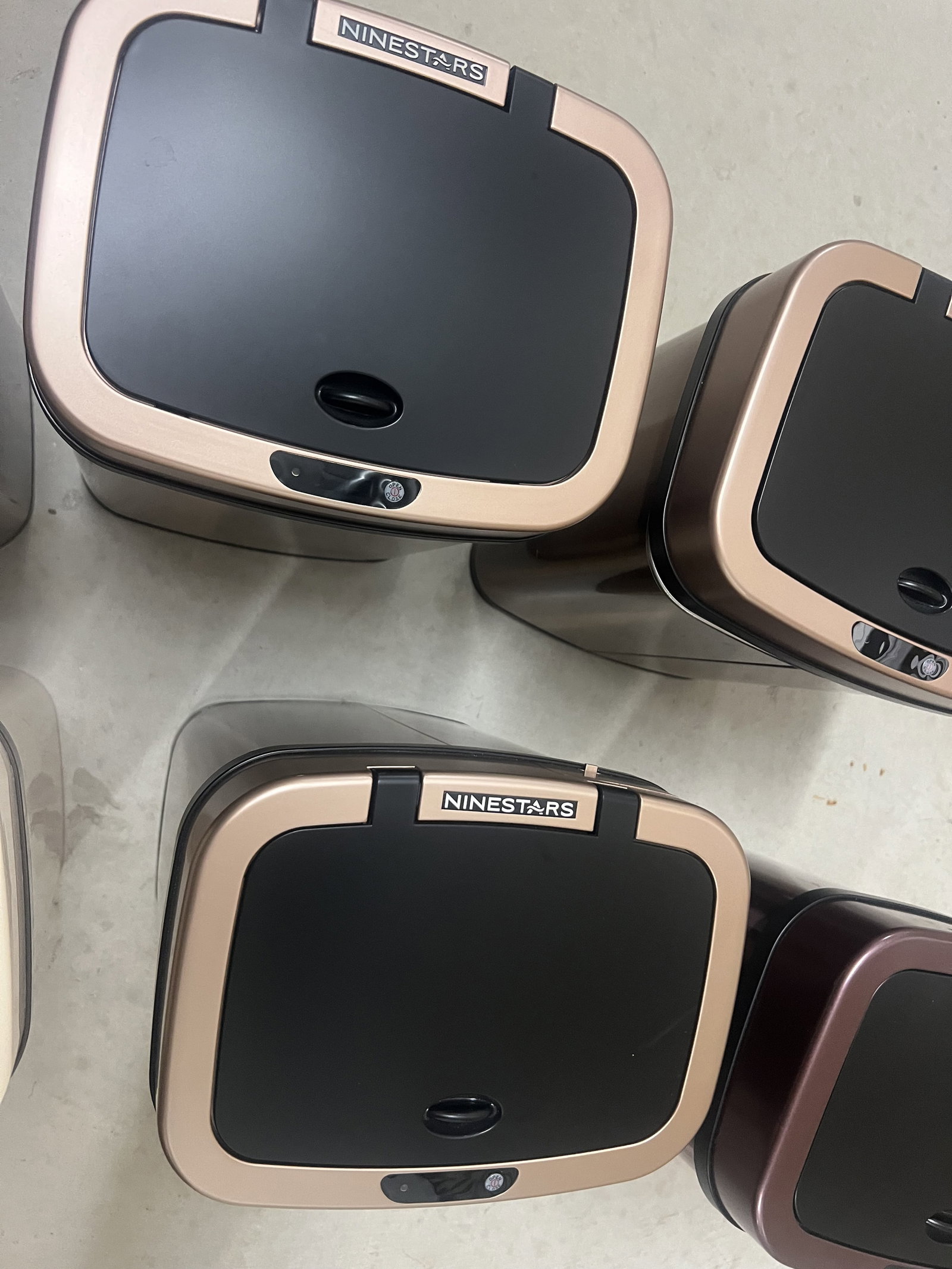 (6) Ninestars Sensor Automatic Trash Cans - 3