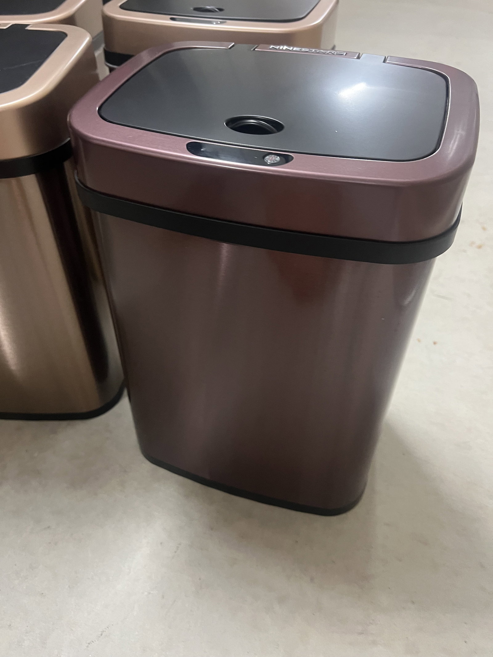 (6) Ninestars Sensor Automatic Trash Cans - 4
