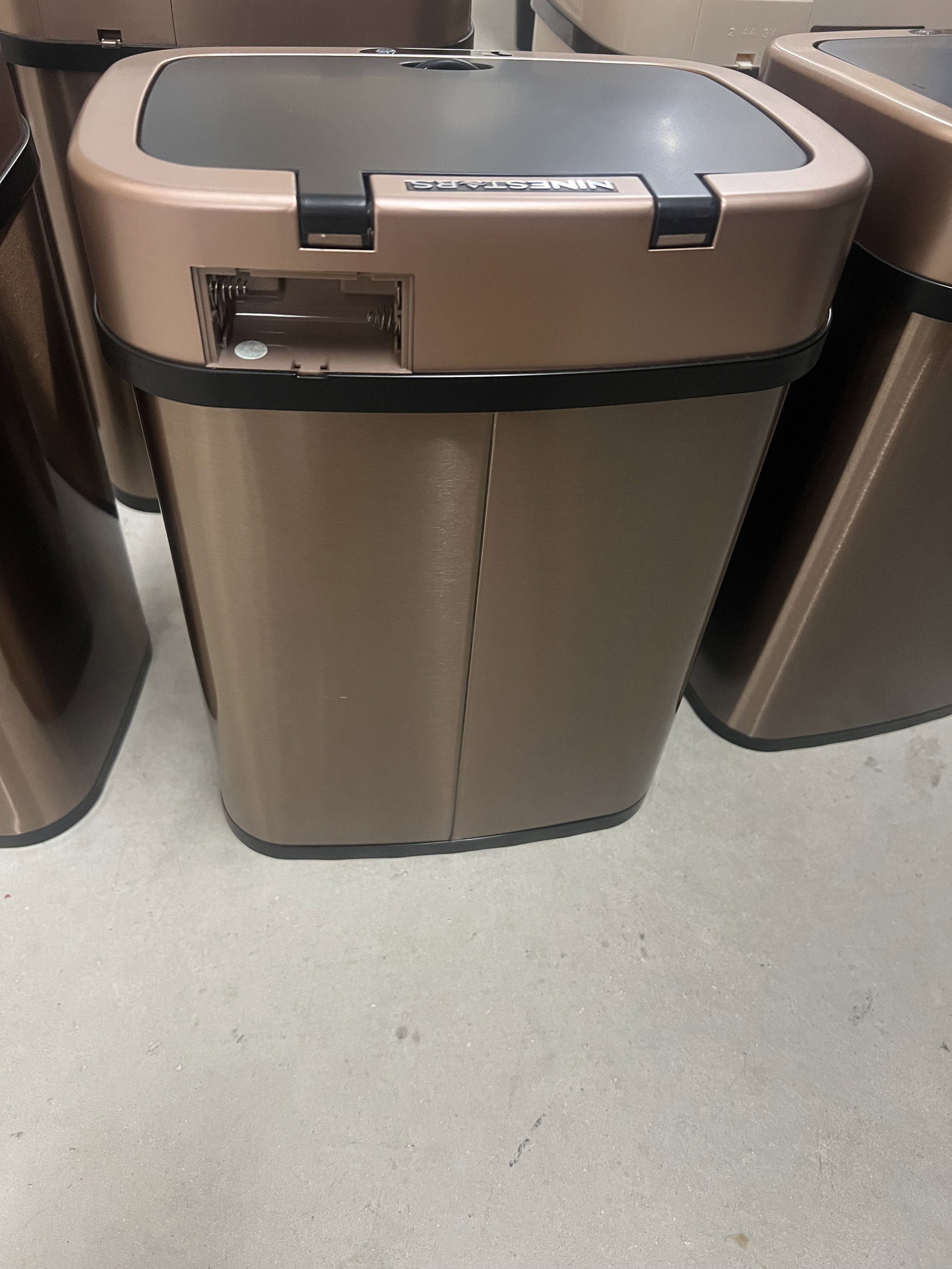 (6) Ninestars Sensor Automatic Trash Cans - 6