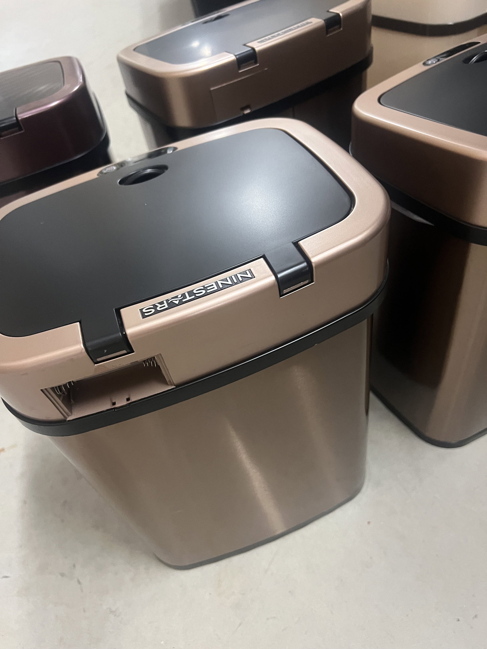(6) Ninestars Sensor Automatic Trash Cans - 7