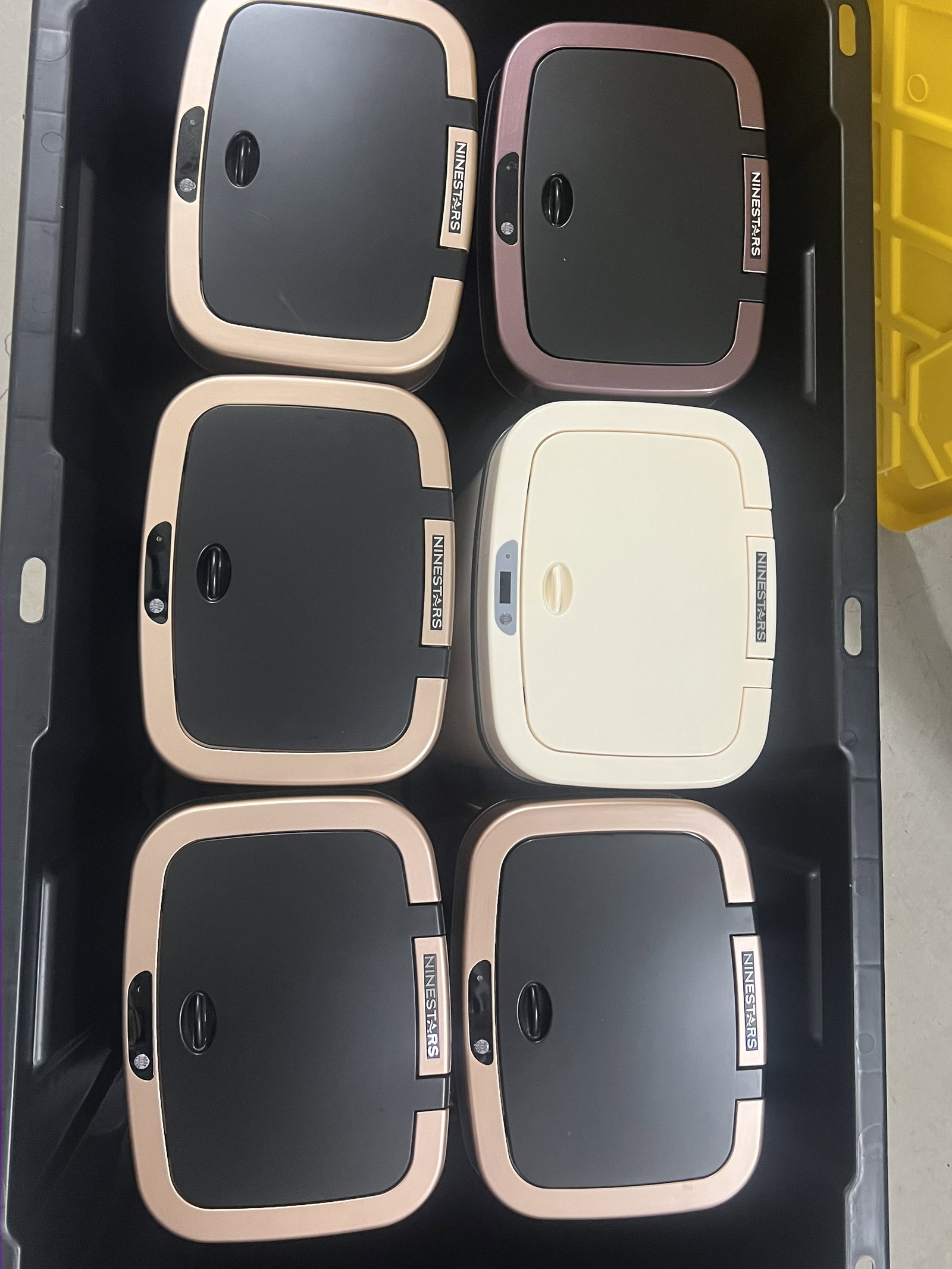 (6) Ninestars Sensor Automatic Trash Cans - 8