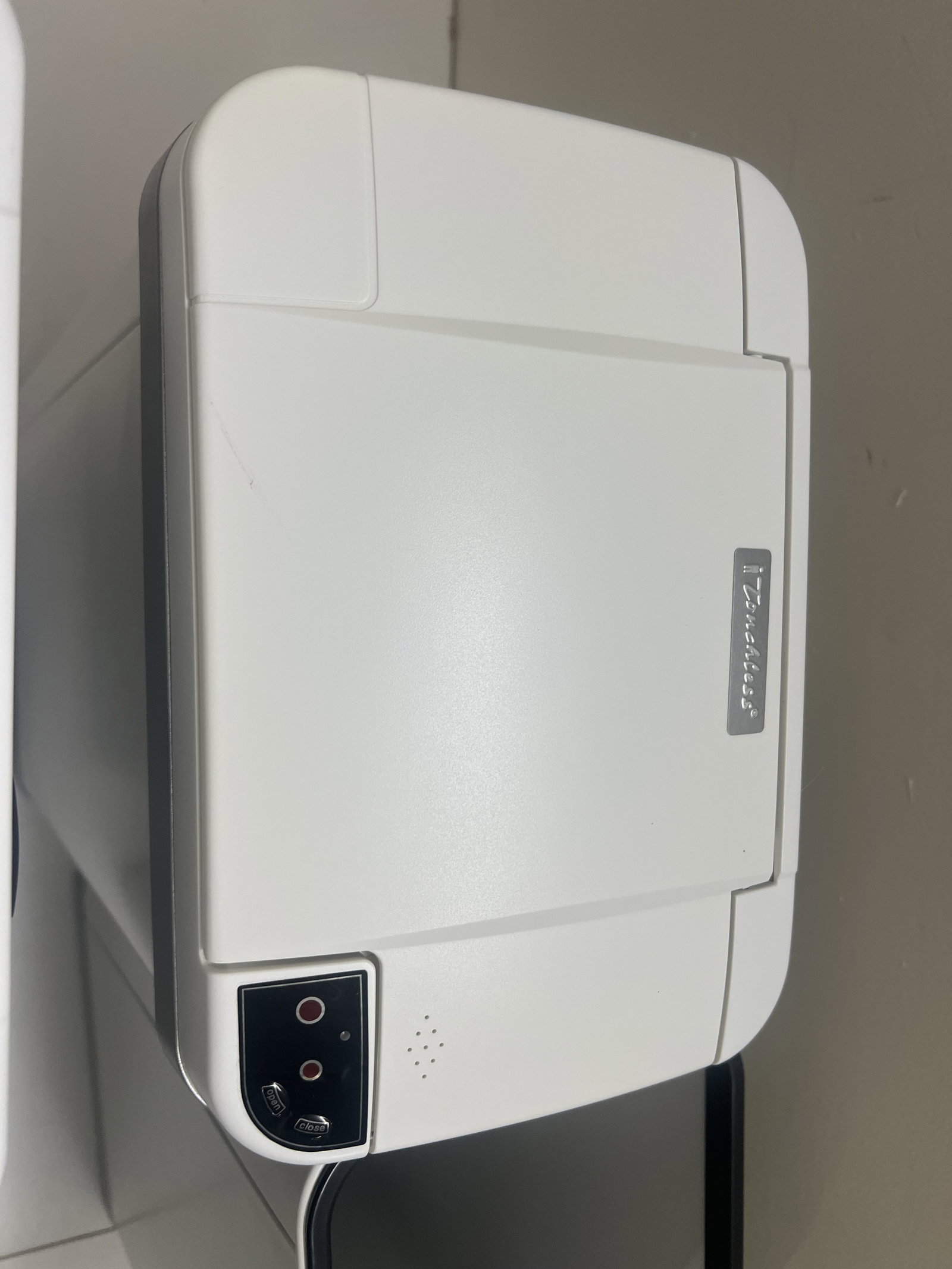 (4) White Touchless Automatic Sensor Trash Cans - 5