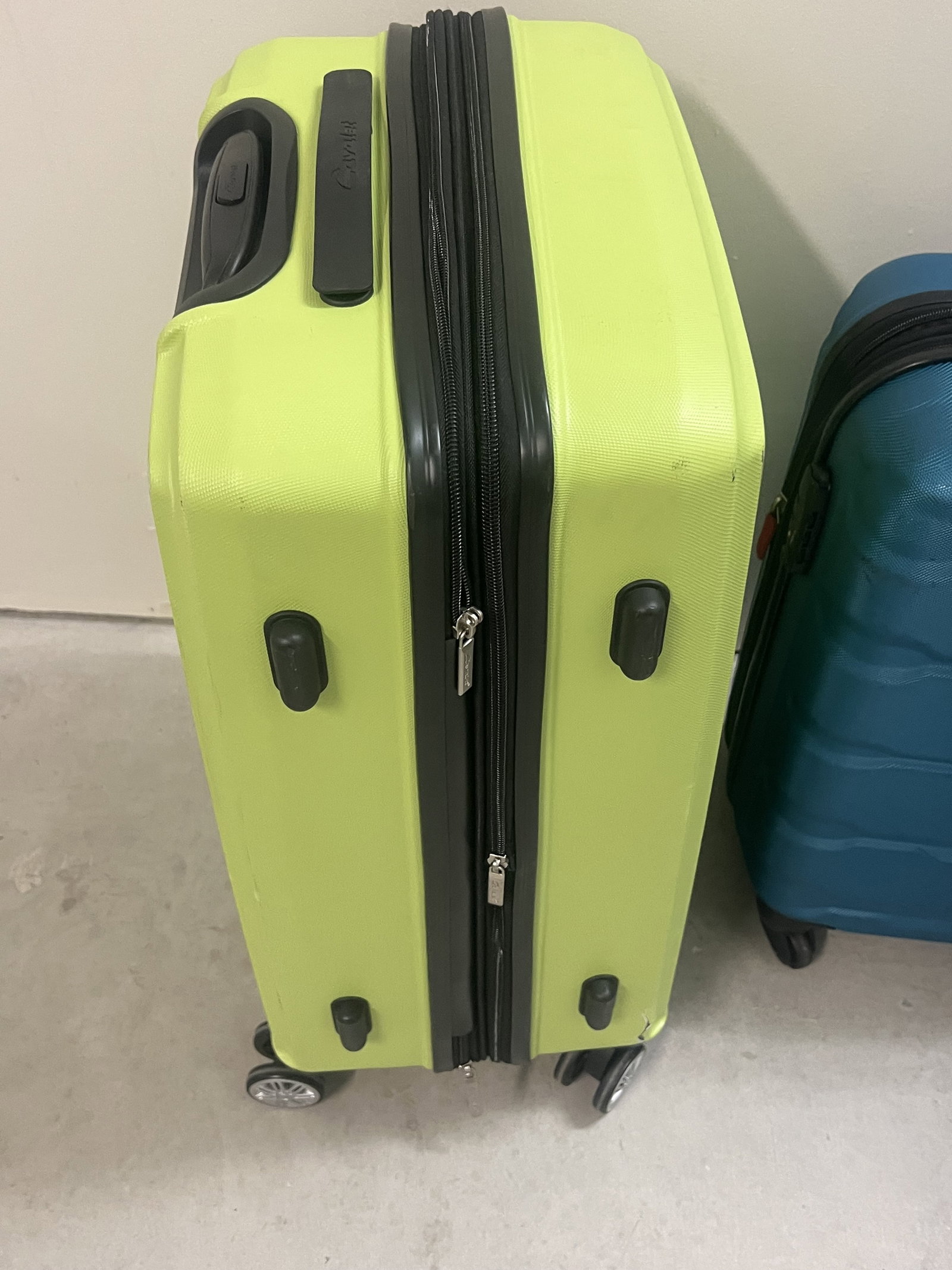 (2) Smaller Hard Suitcases - 10