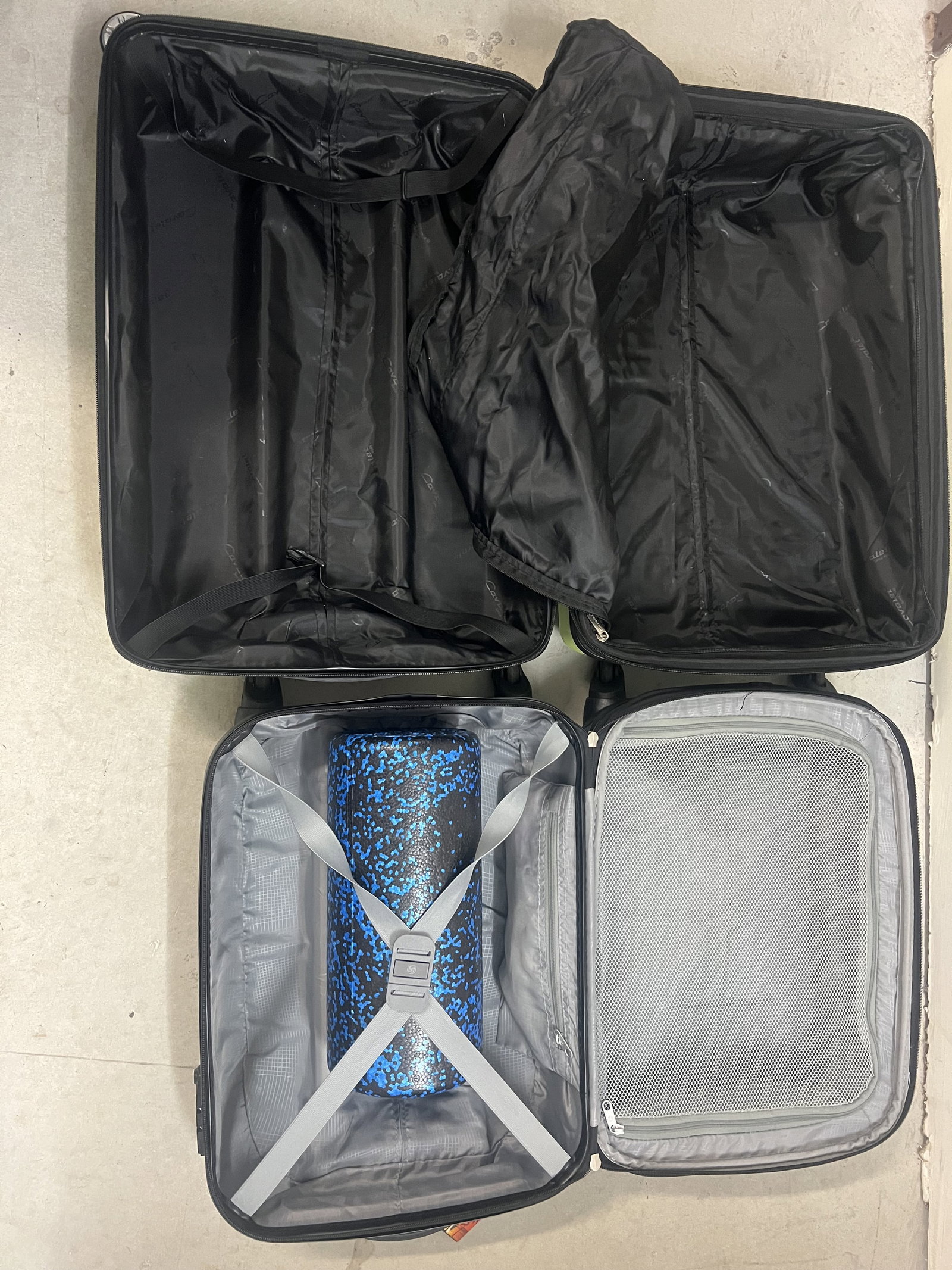 (2) Smaller Hard Suitcases - 12