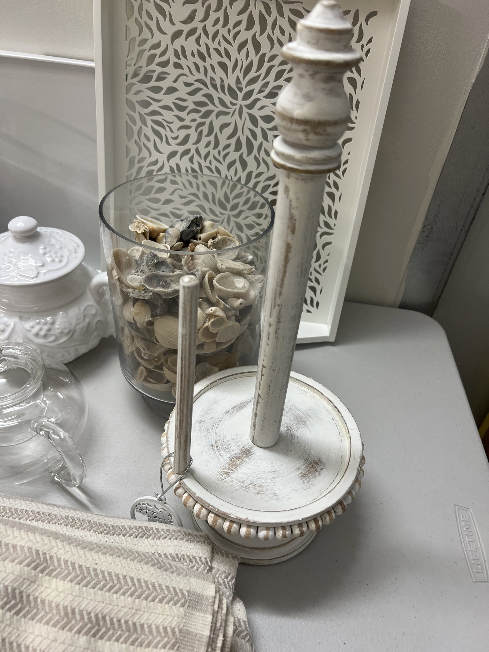 White Coastal Neutral Decorative Houseware Grouping - 2