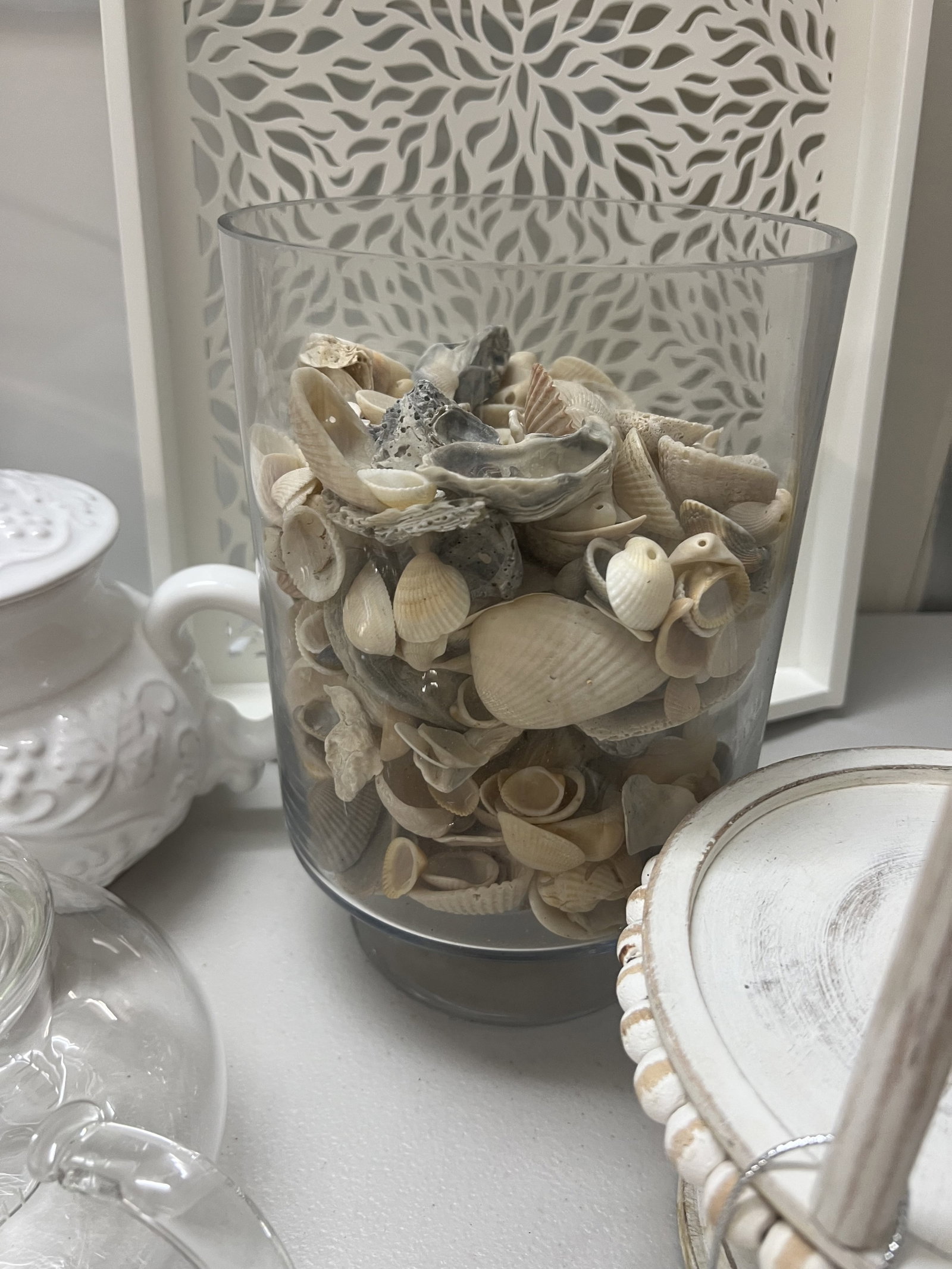 White Coastal Neutral Decorative Houseware Grouping - 3