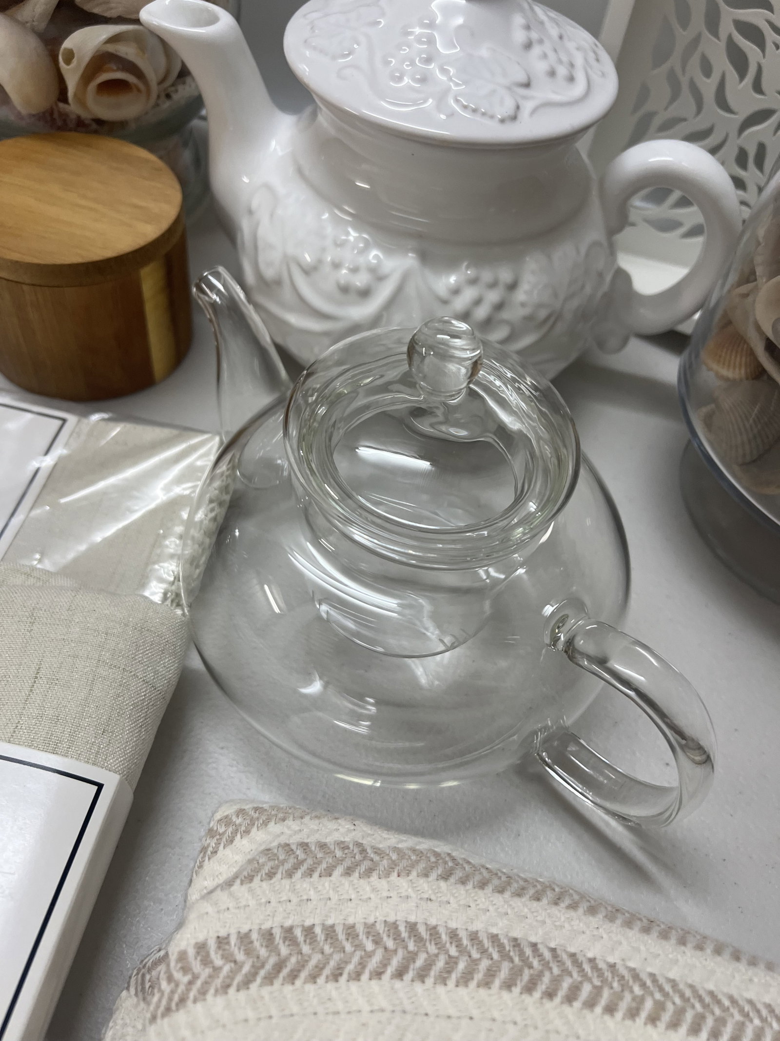 White Coastal Neutral Decorative Houseware Grouping - 4