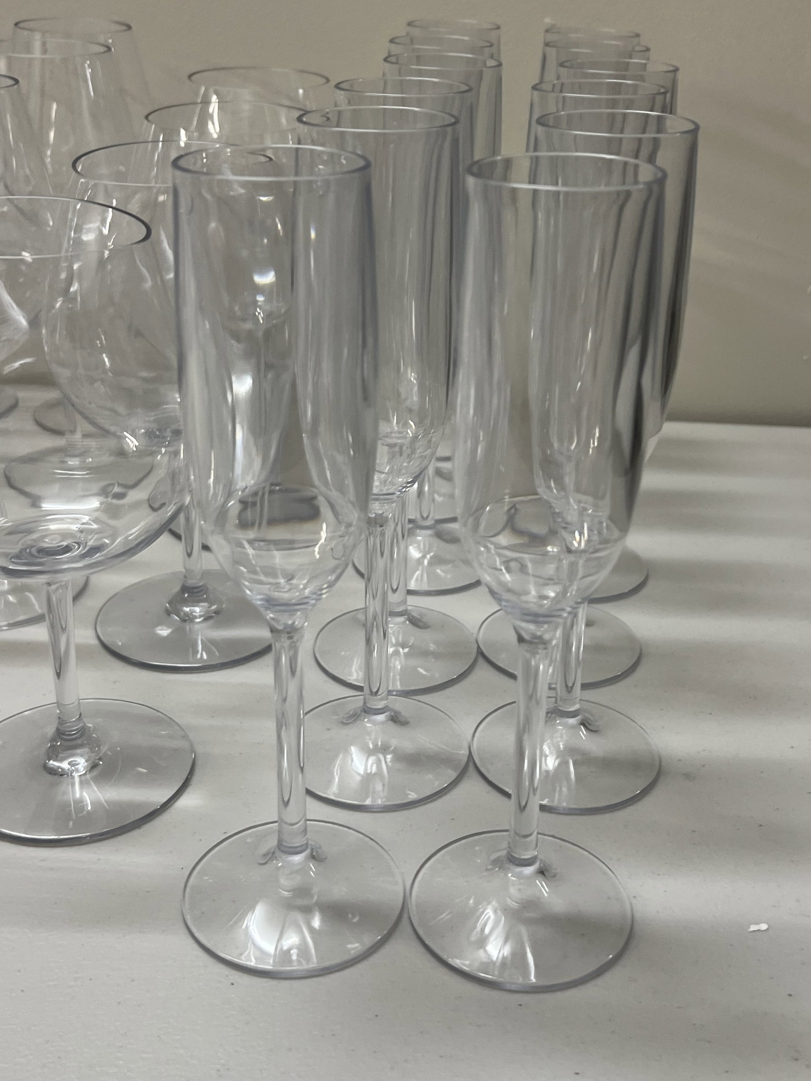 Plastic Wine Glasses and Pitcher - 2