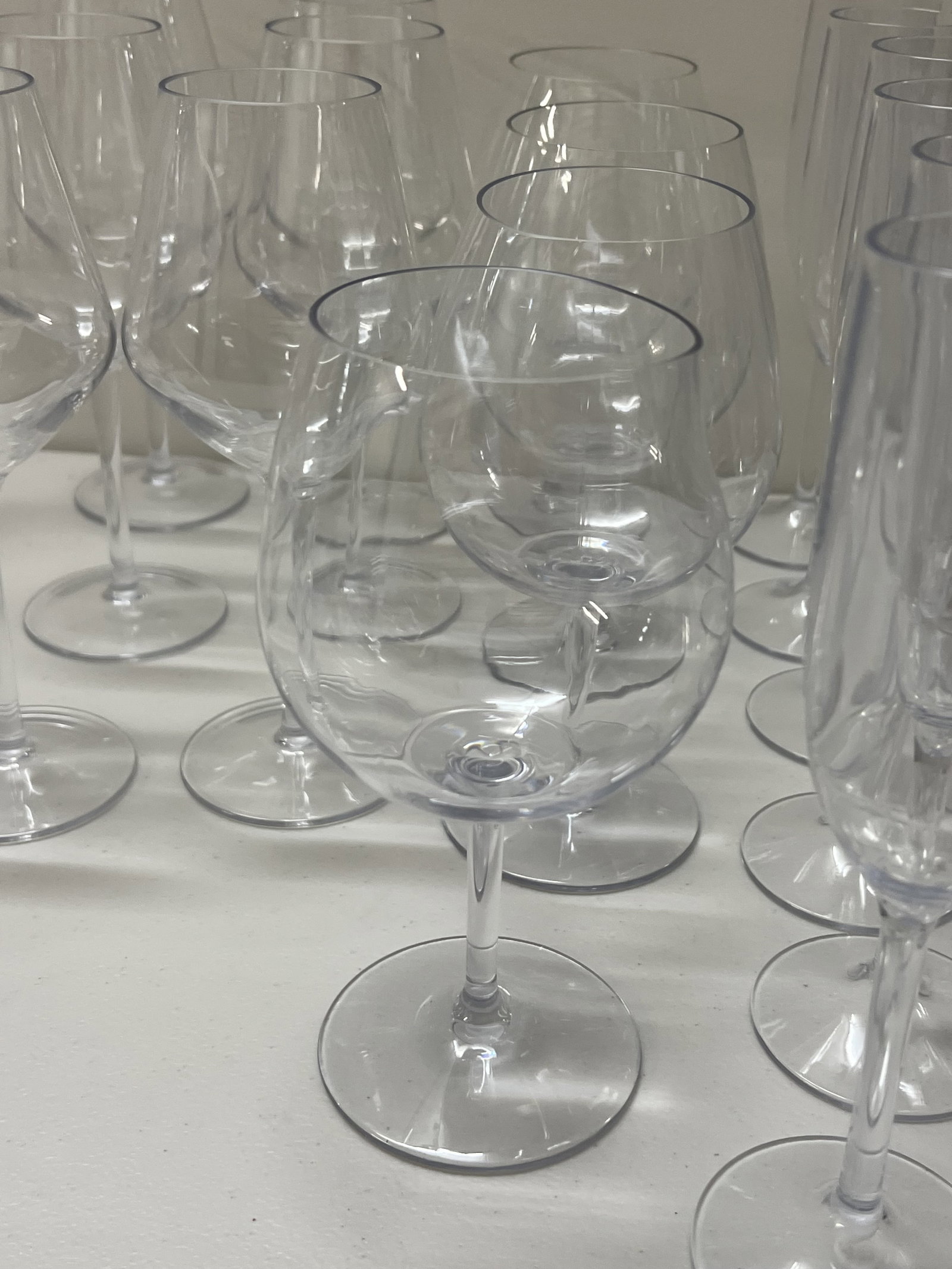 Plastic Wine Glasses and Pitcher - 3
