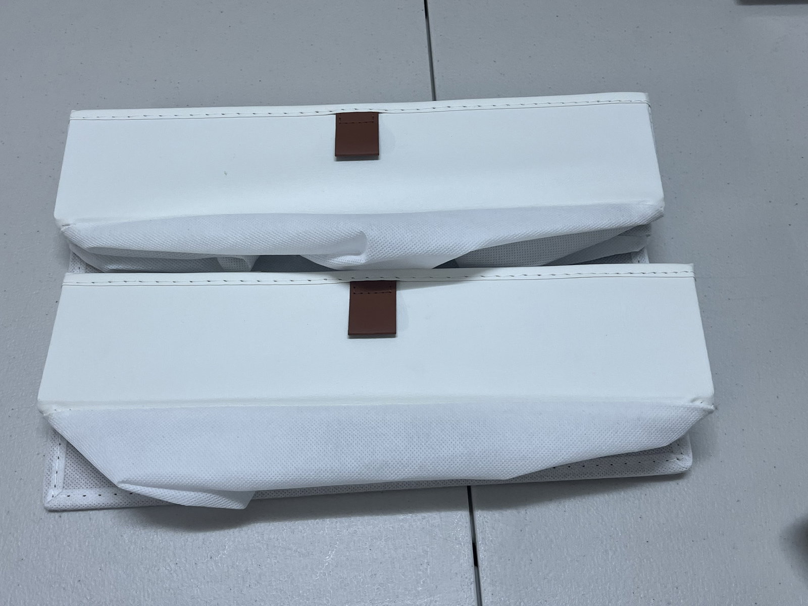 White Plastic Serving Trays and Organization - 16