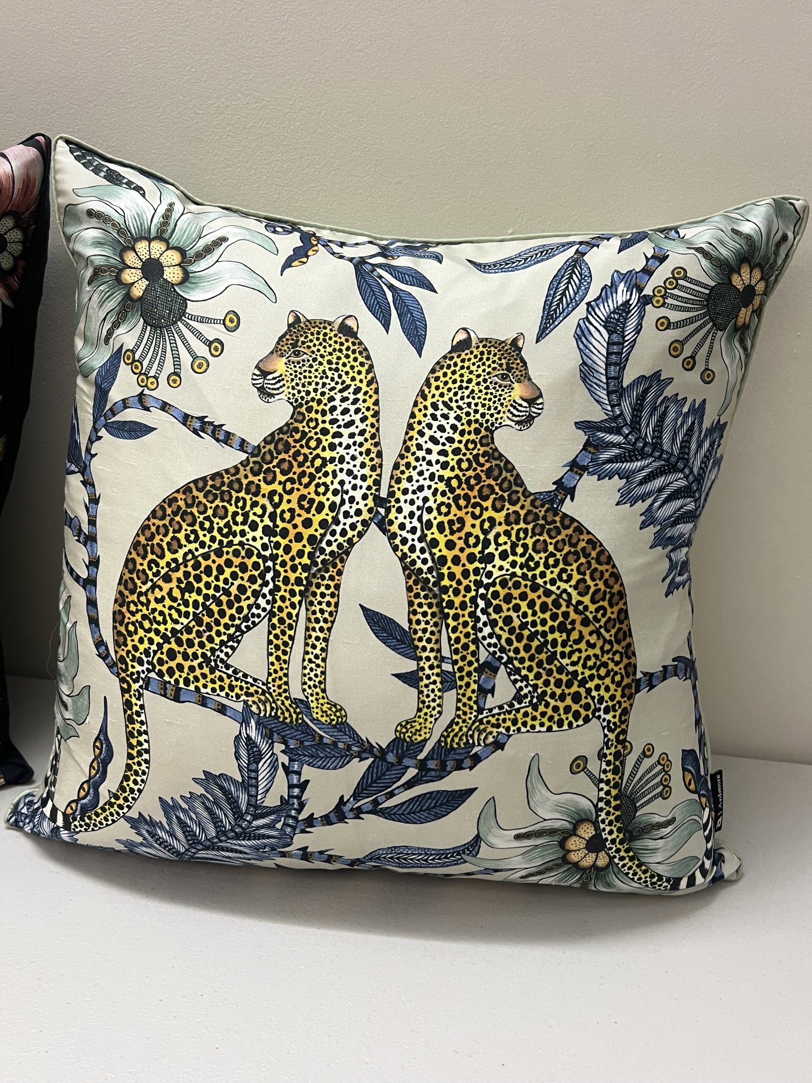 (2) Ardmore Safari Leopard Silk Pillows - 2