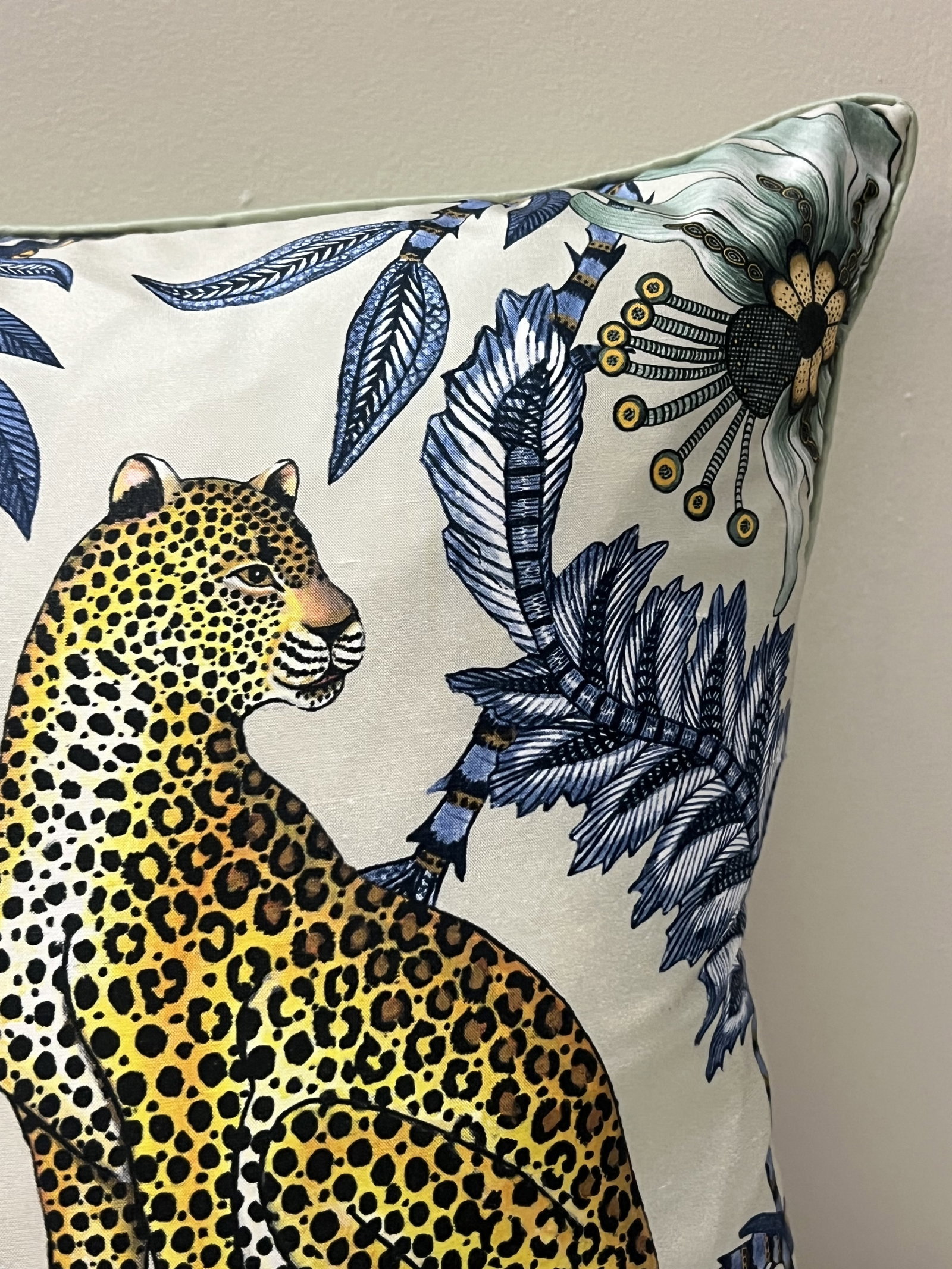 (2) Ardmore Safari Leopard Silk Pillows - 3
