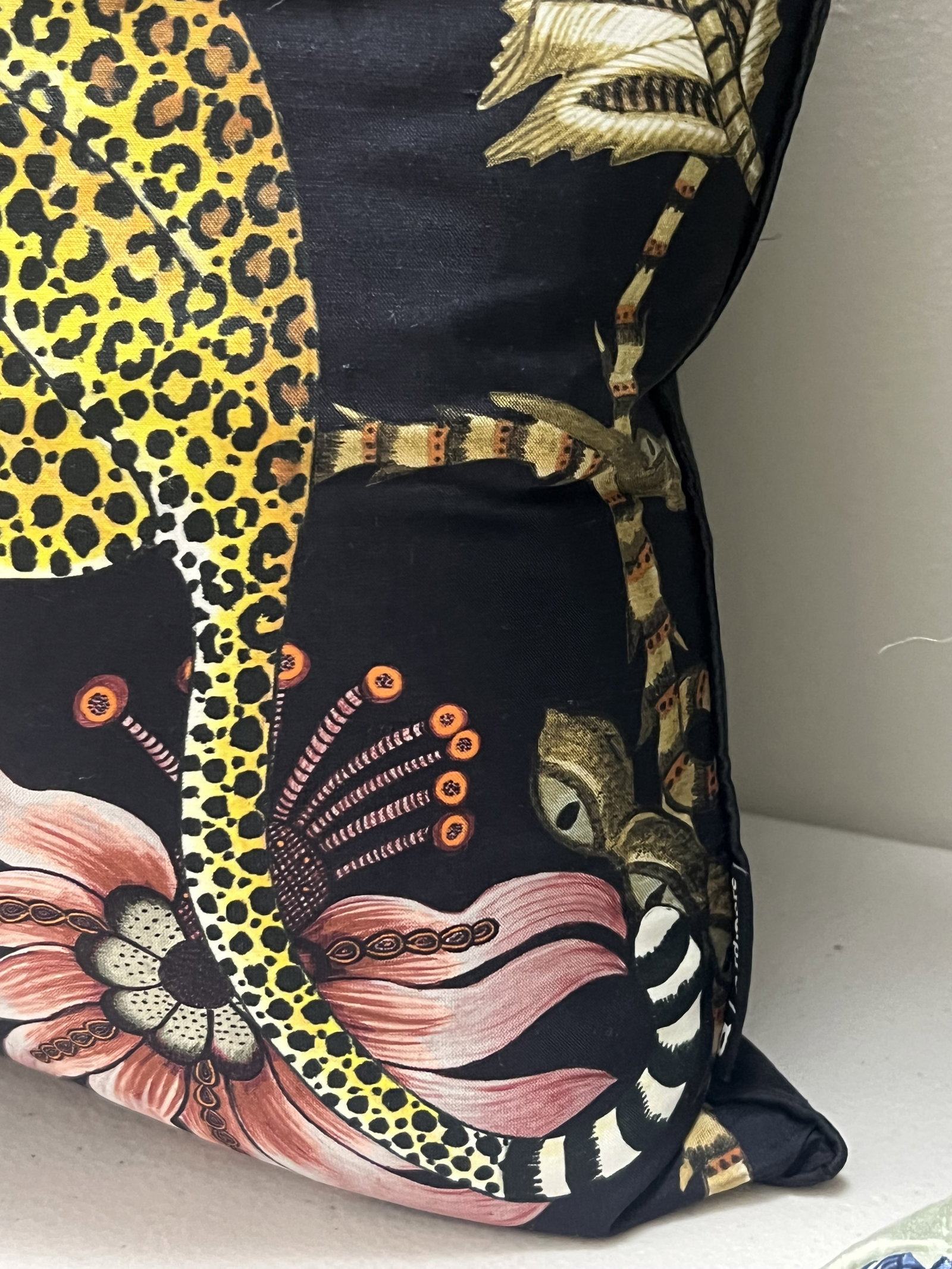 (2) Ardmore Safari Leopard Silk Pillows - 6