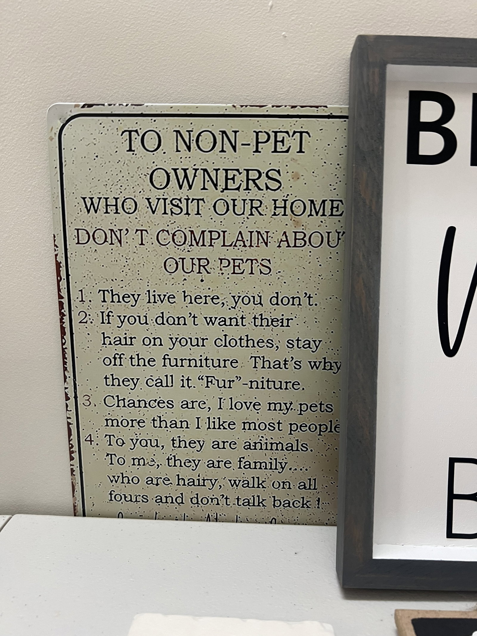 Collection of Dog Owner Signs - 2