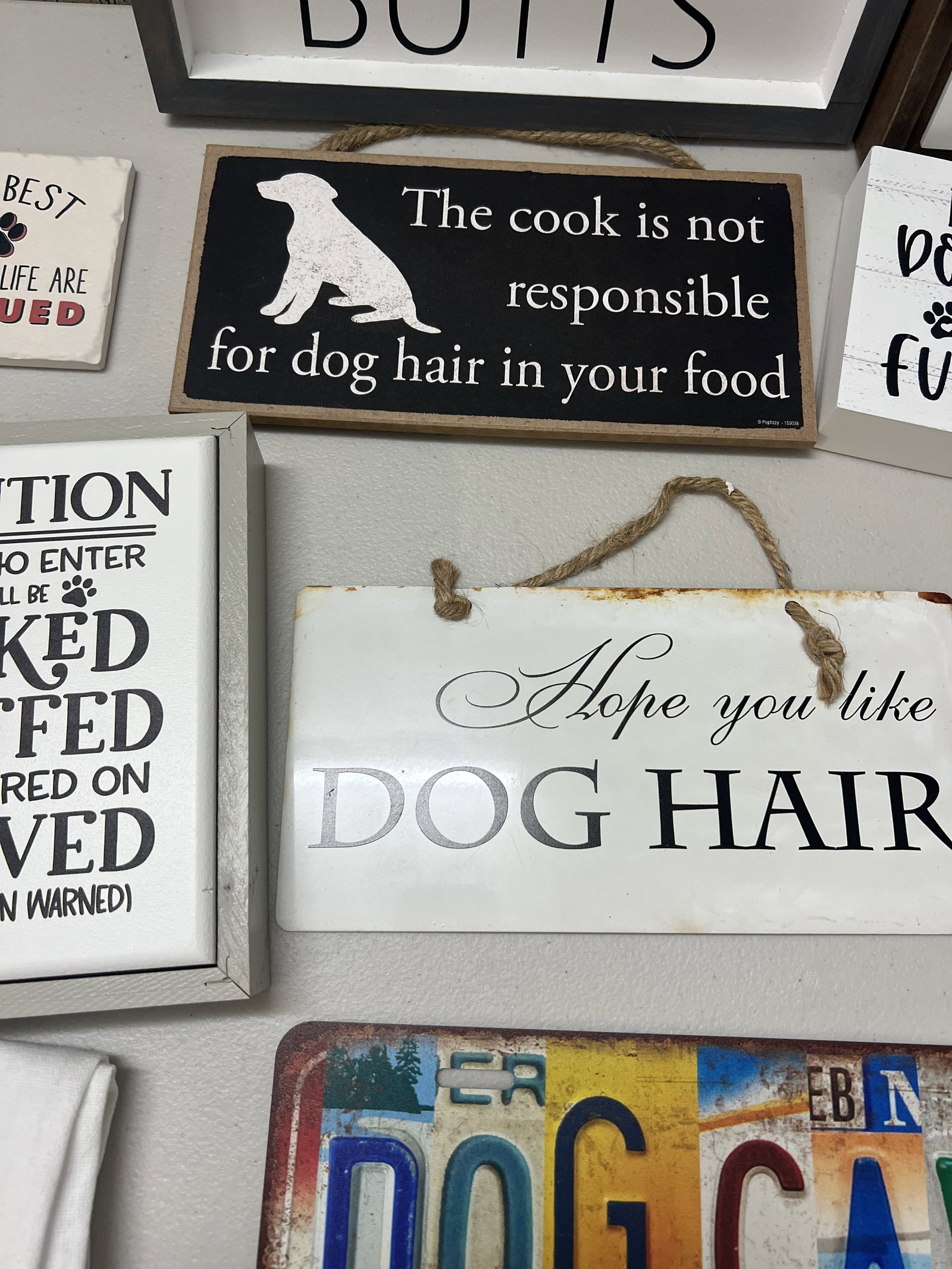 Collection of Dog Owner Signs - 6
