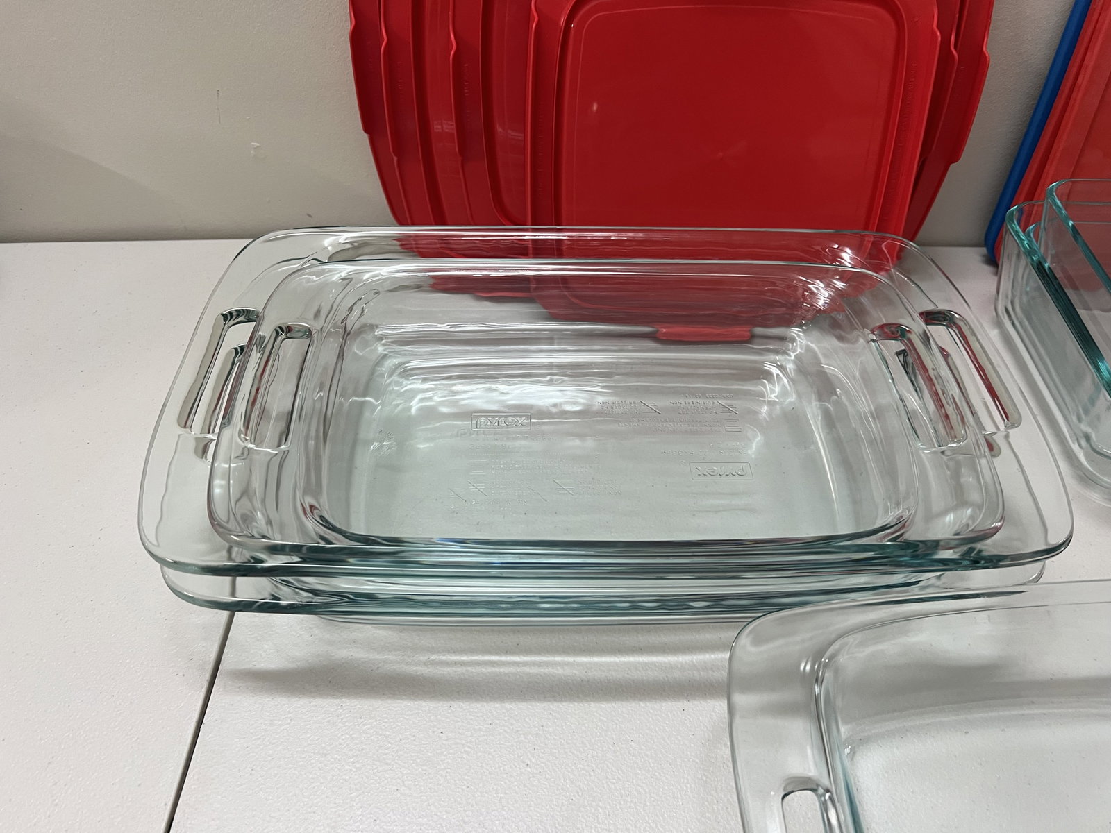 (7) Pyrex Baking Dishes with Lids - 3